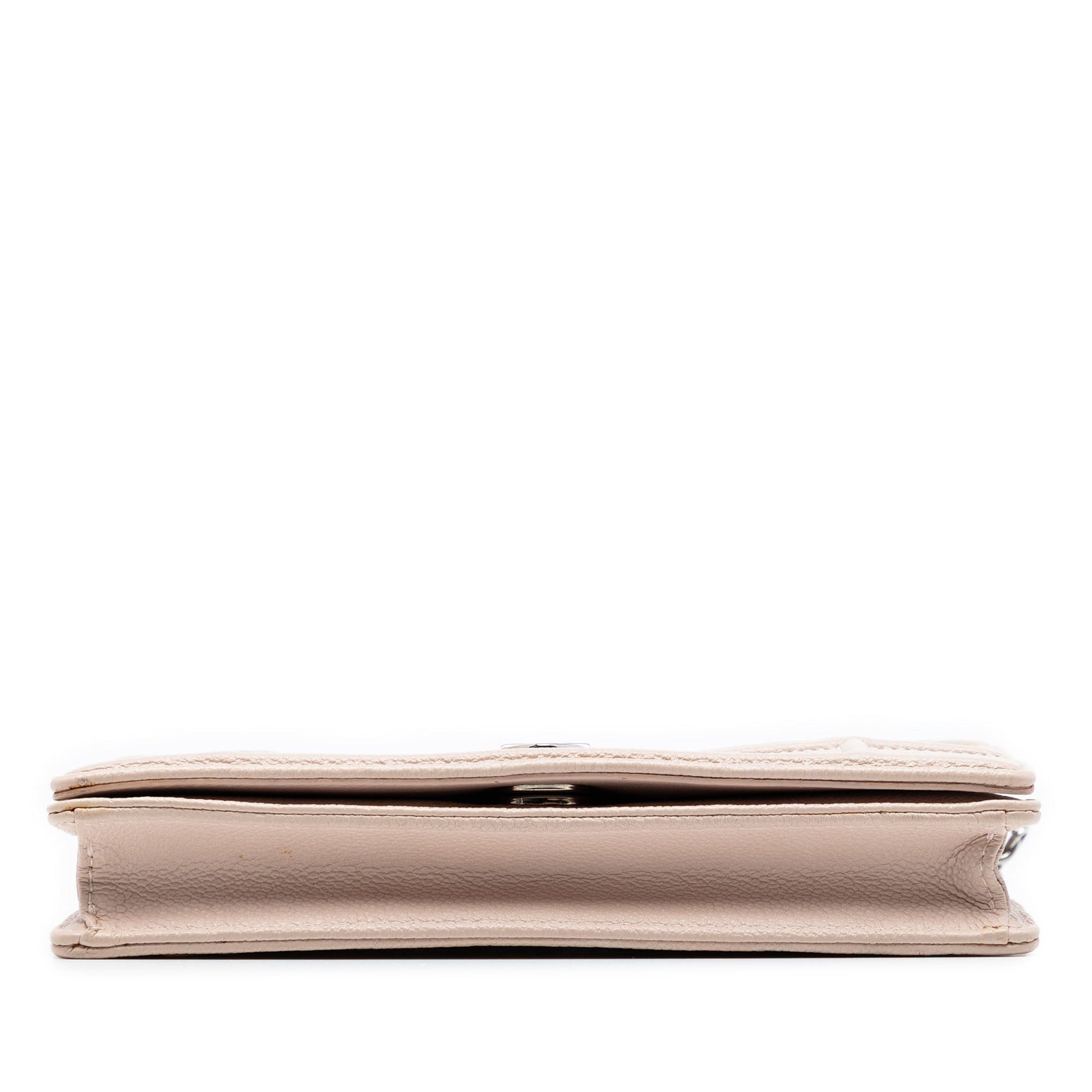 Dior Grained Calfskin Diorama Wallet on Chain
