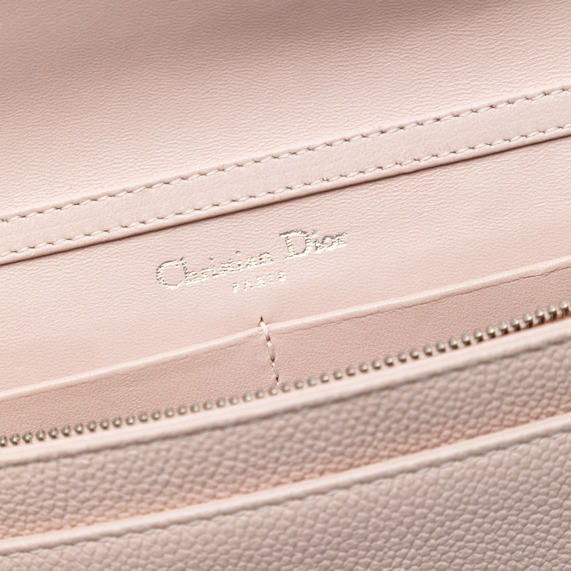 Dior Grained Calfskin Diorama Wallet on Chain