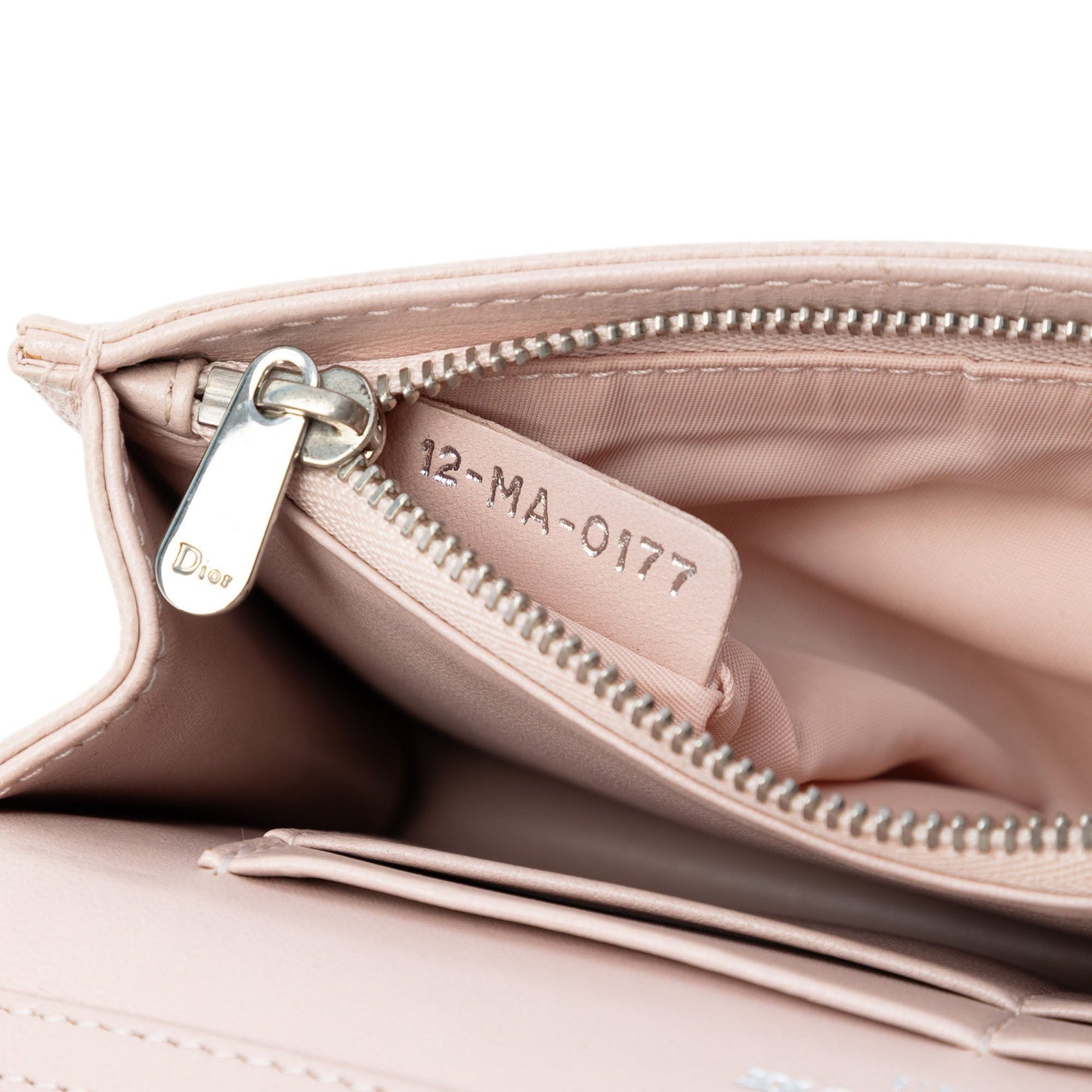 Dior Grained Calfskin Diorama Wallet on Chain