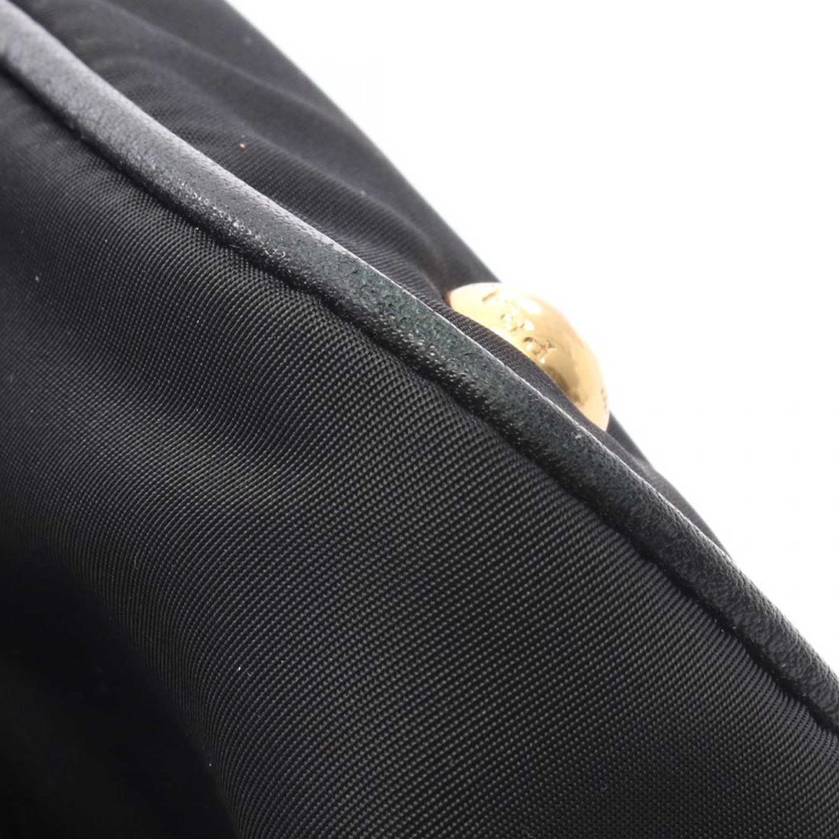 Prada Vitello Daino Trimmed Tessuto Satchel