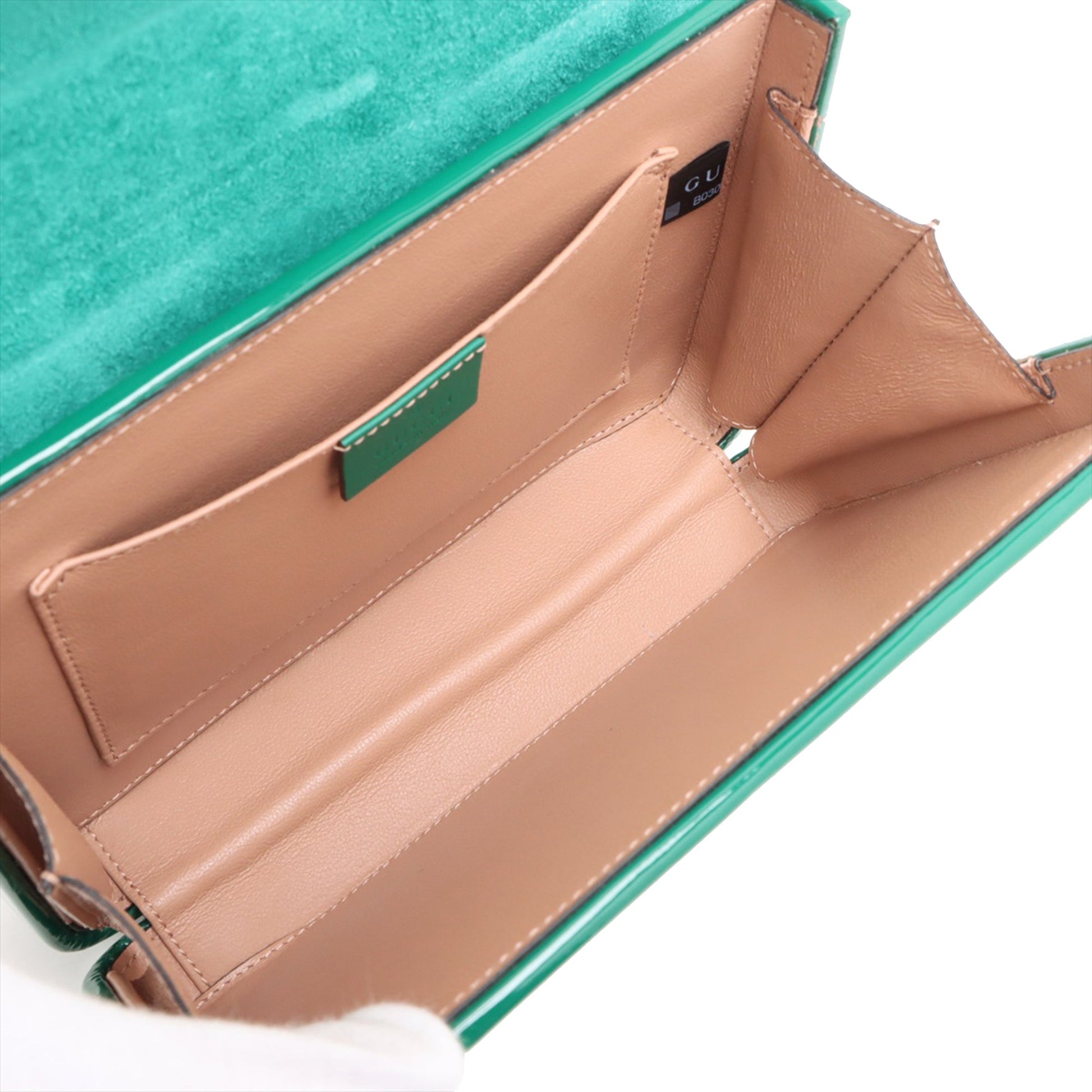 Gucci Mini Patent Sylvie 1969 Top Handle Bag