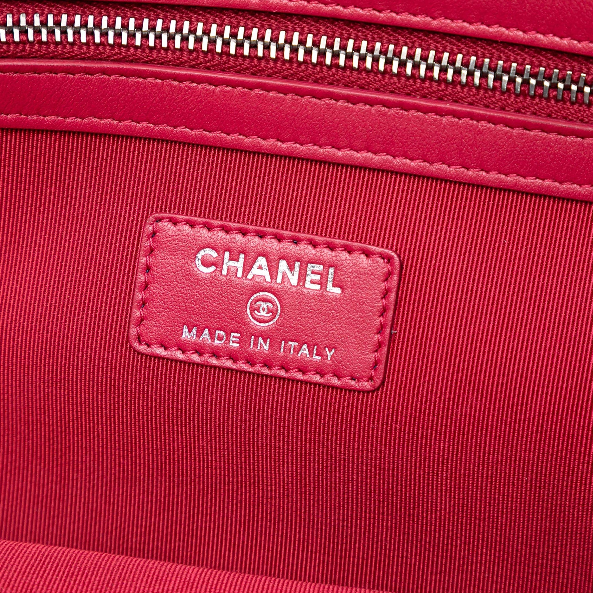 Chanel Large Aged Calfskin Gabrielle O Case Clutch