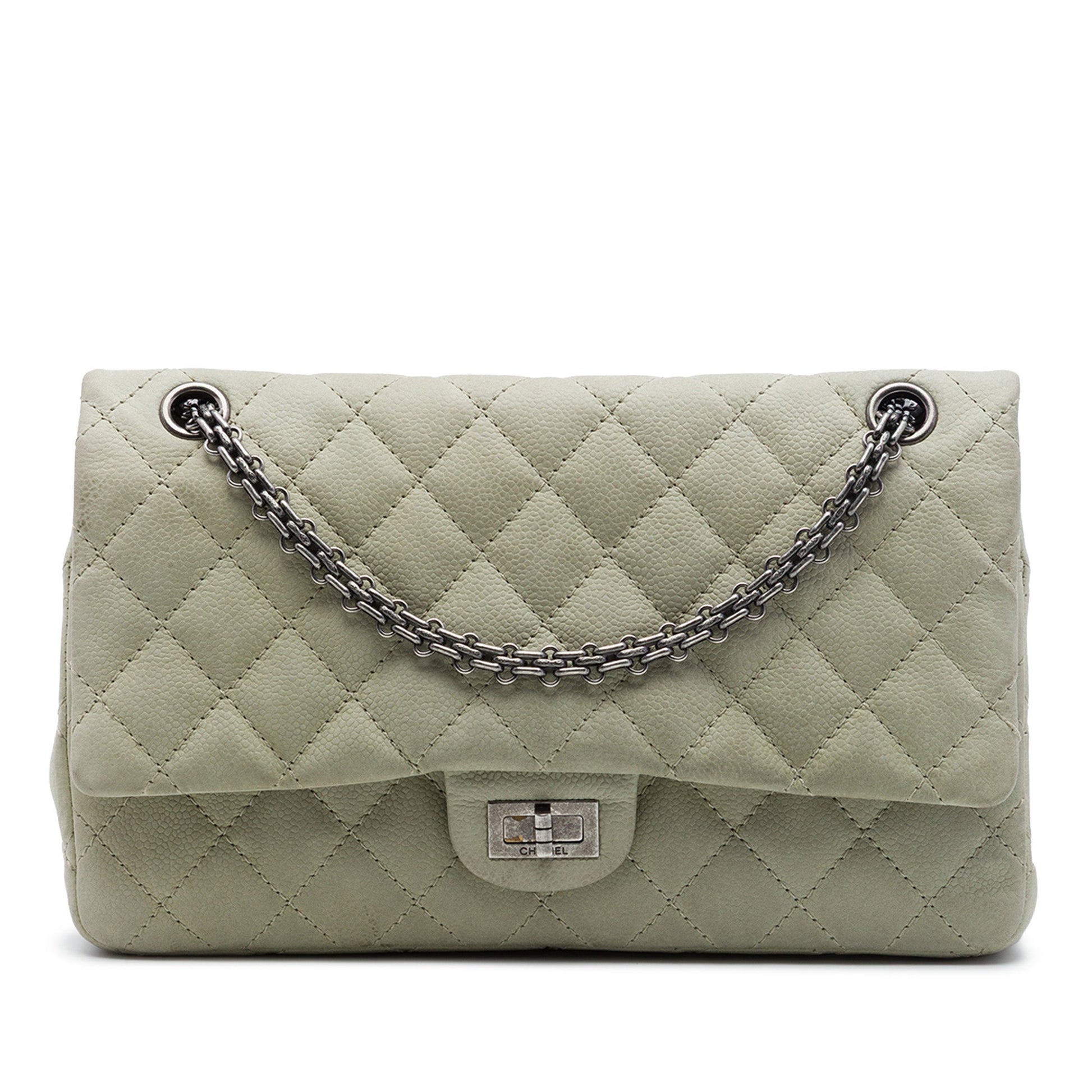 Chanel Quilted Caviar Reissue 2.55 Double Flap 226