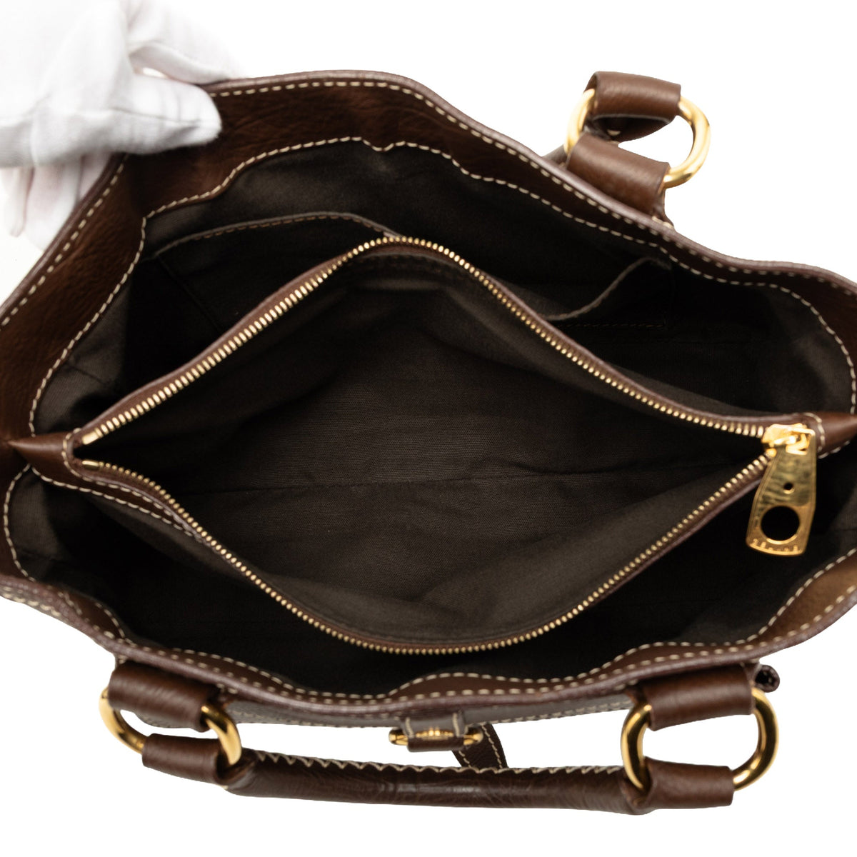 Celine Leather Boogie Handbag
