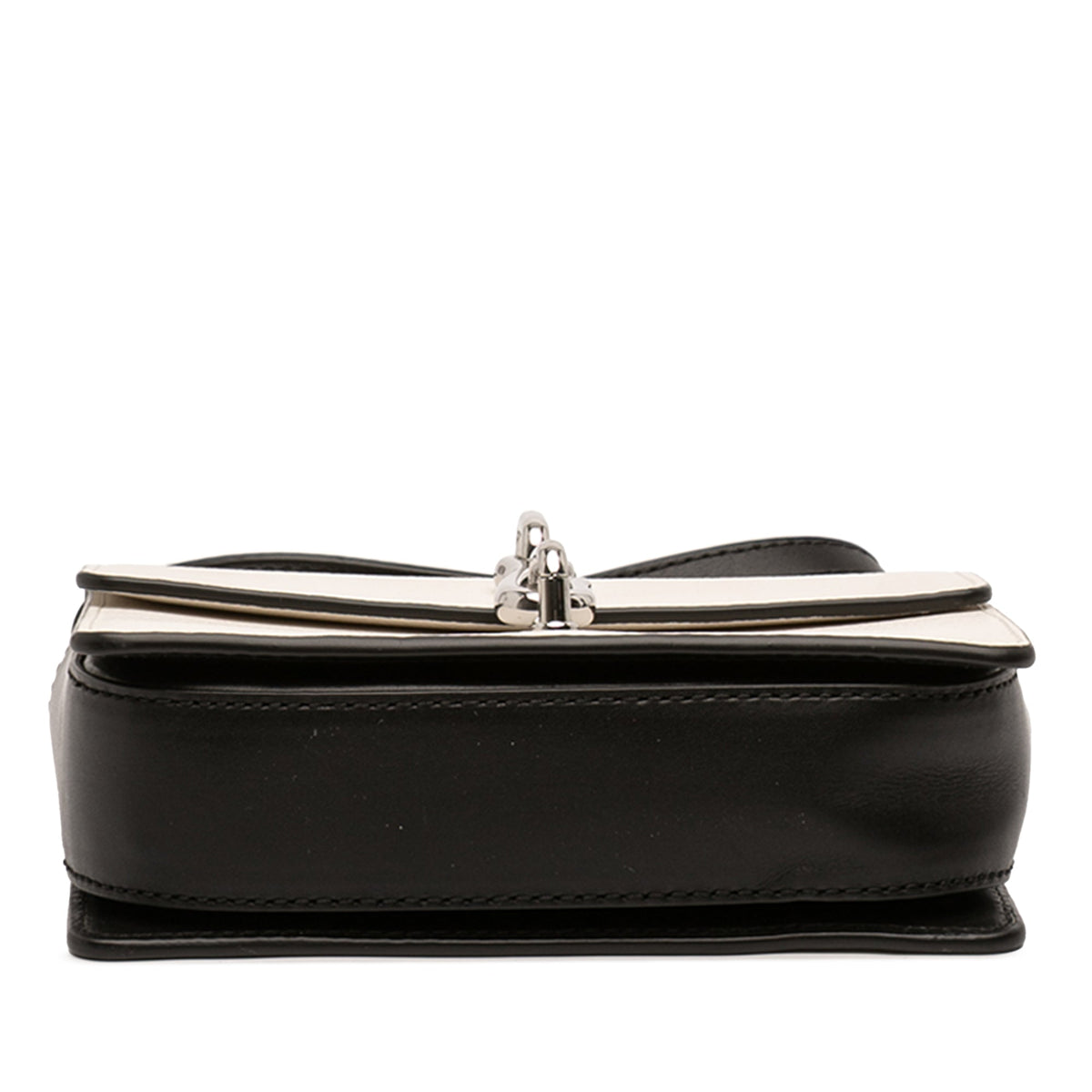 Alexander Wang Small Bicolor Leather Hook Crossbody — Black