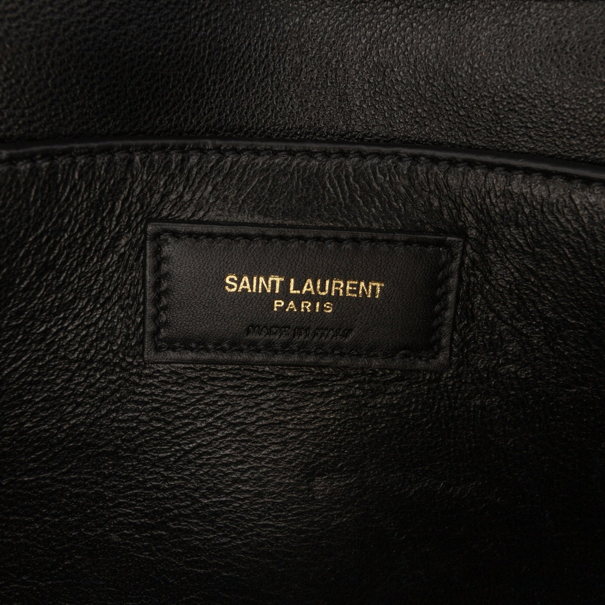 Saint Laurent Quilted Calfskin Victoire Chain Crossbody