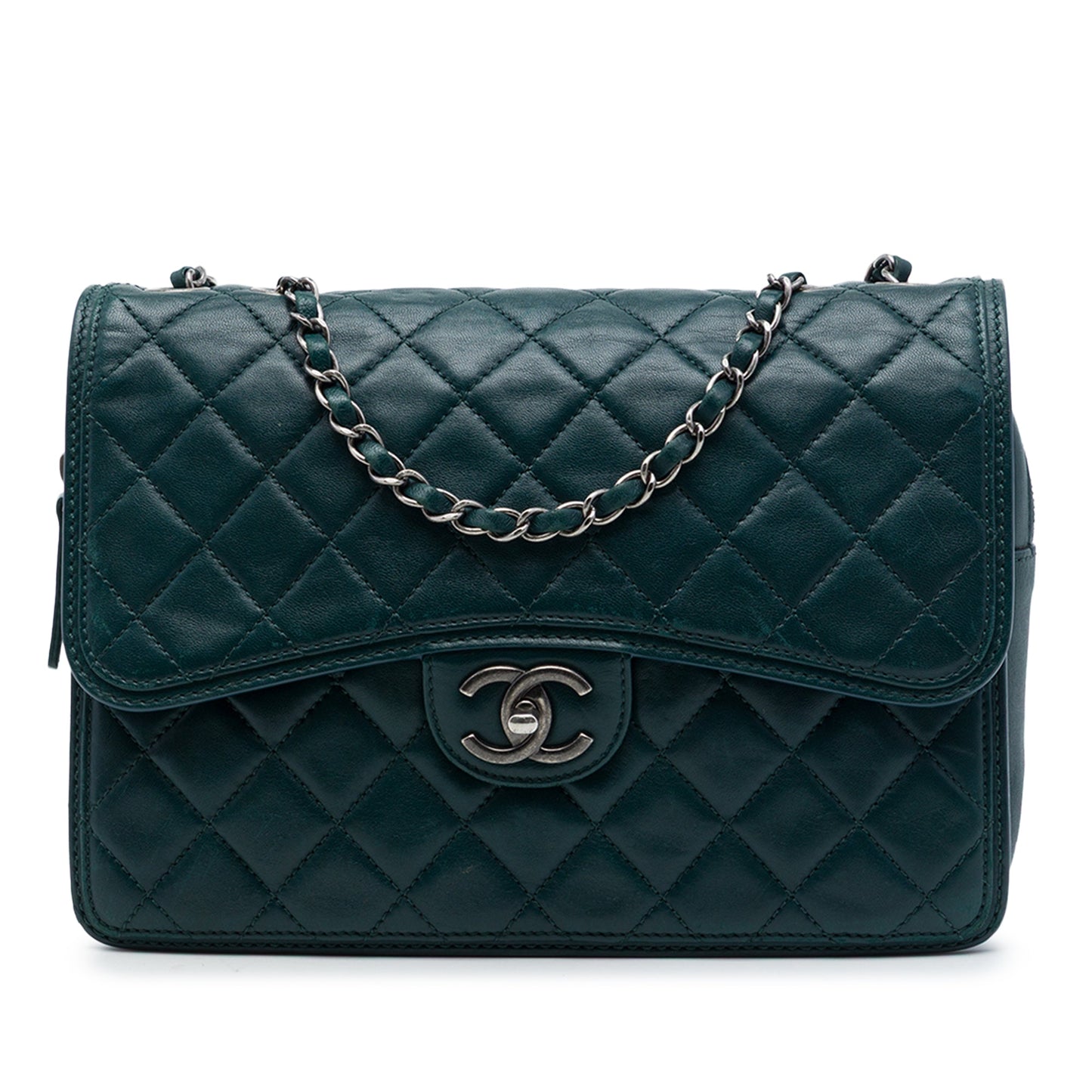 Chanel Large Quilted Lambskin Citizen Zip Flap