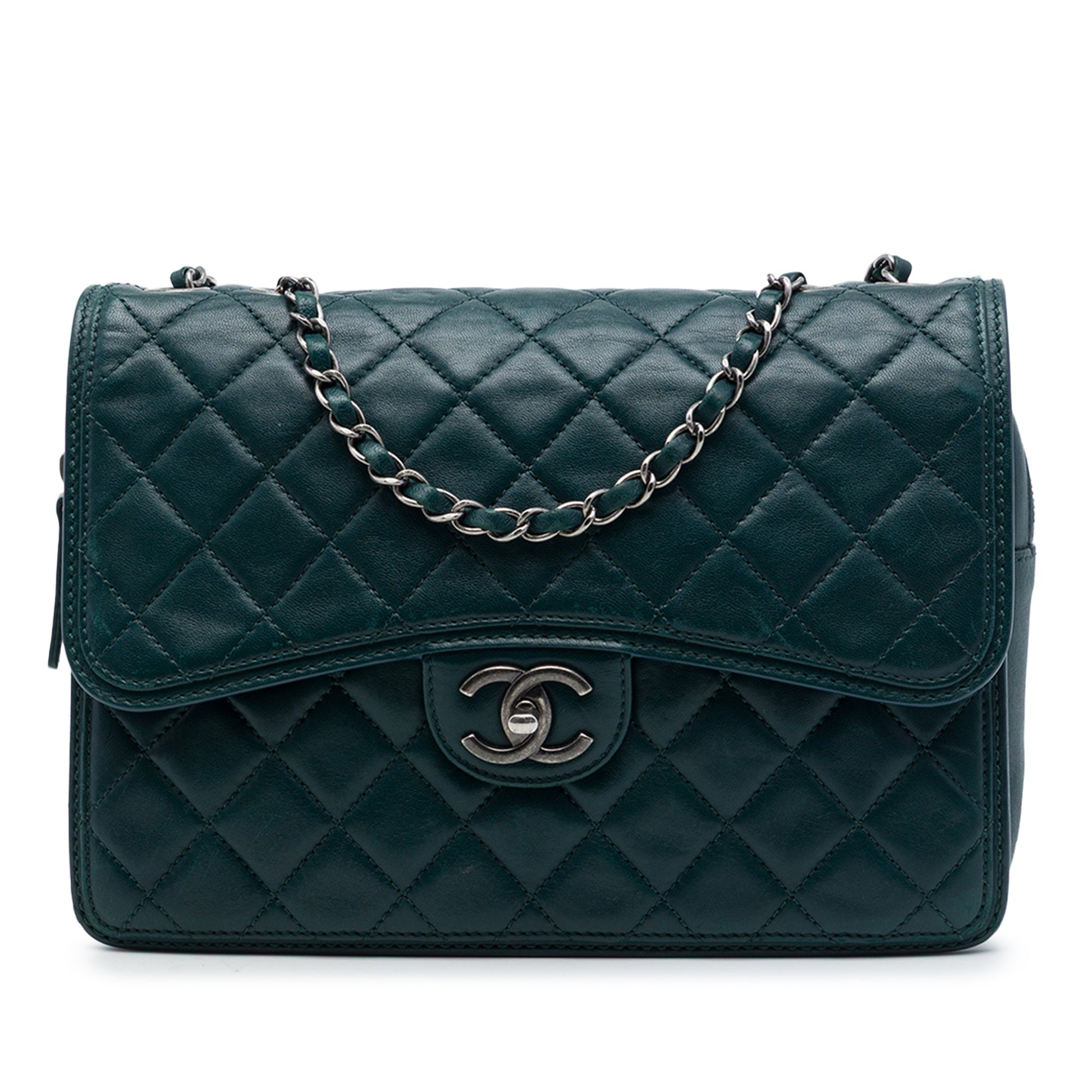 Chanel Large Quilted Lambskin Citizen Zip Flap