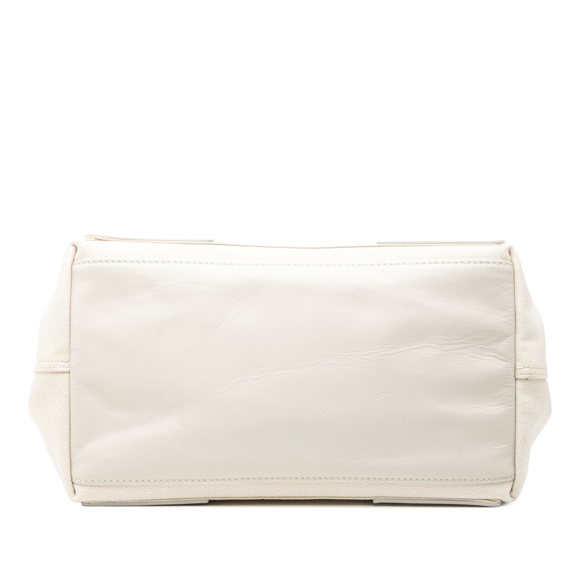 Balenciaga Canvas Navy Cabas Tote S