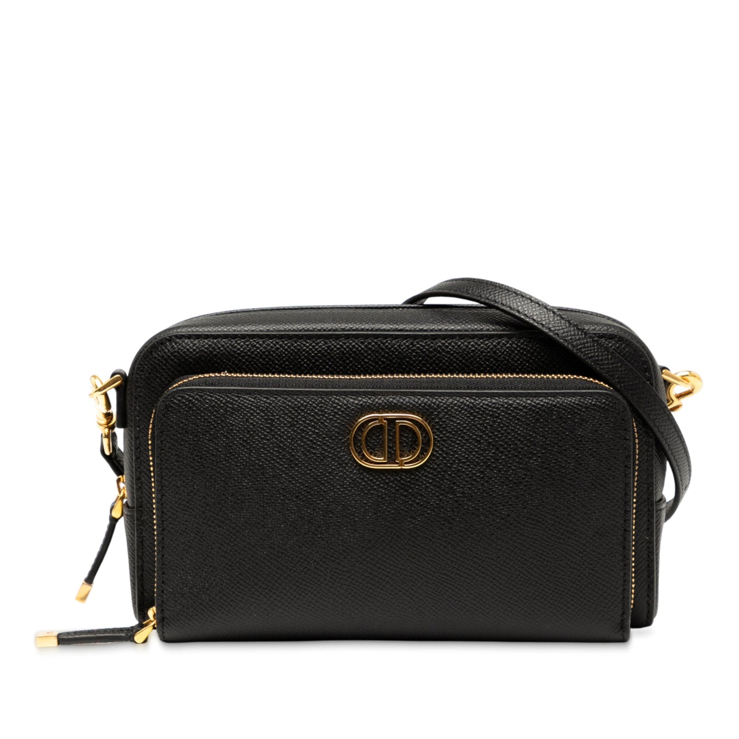 Dior Grained Calfskin Caro Double Pouch