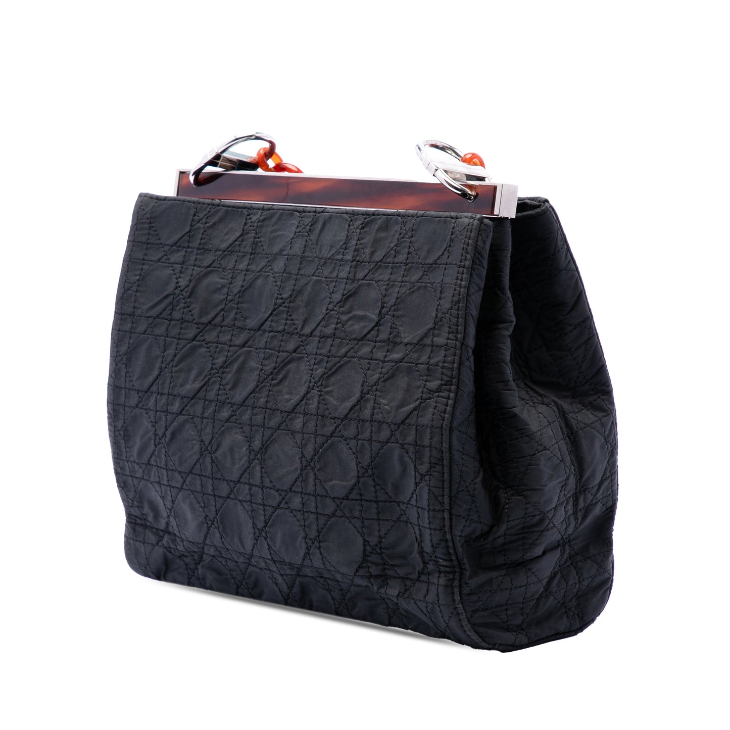 Dior Nylon Cannage Shoulder Bag