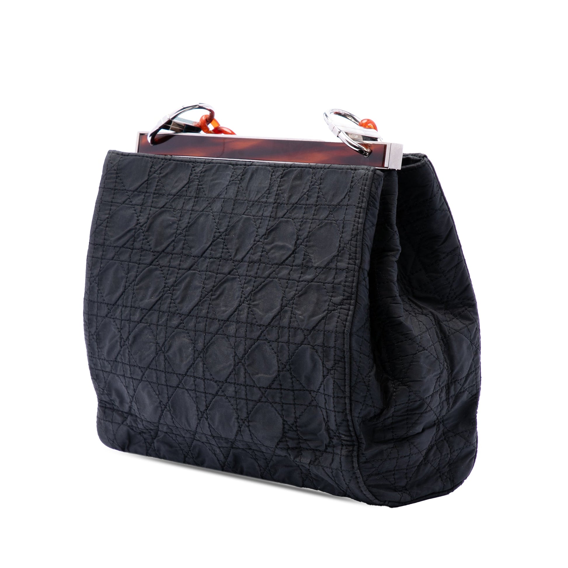 Dior Nylon Cannage Shoulder Bag