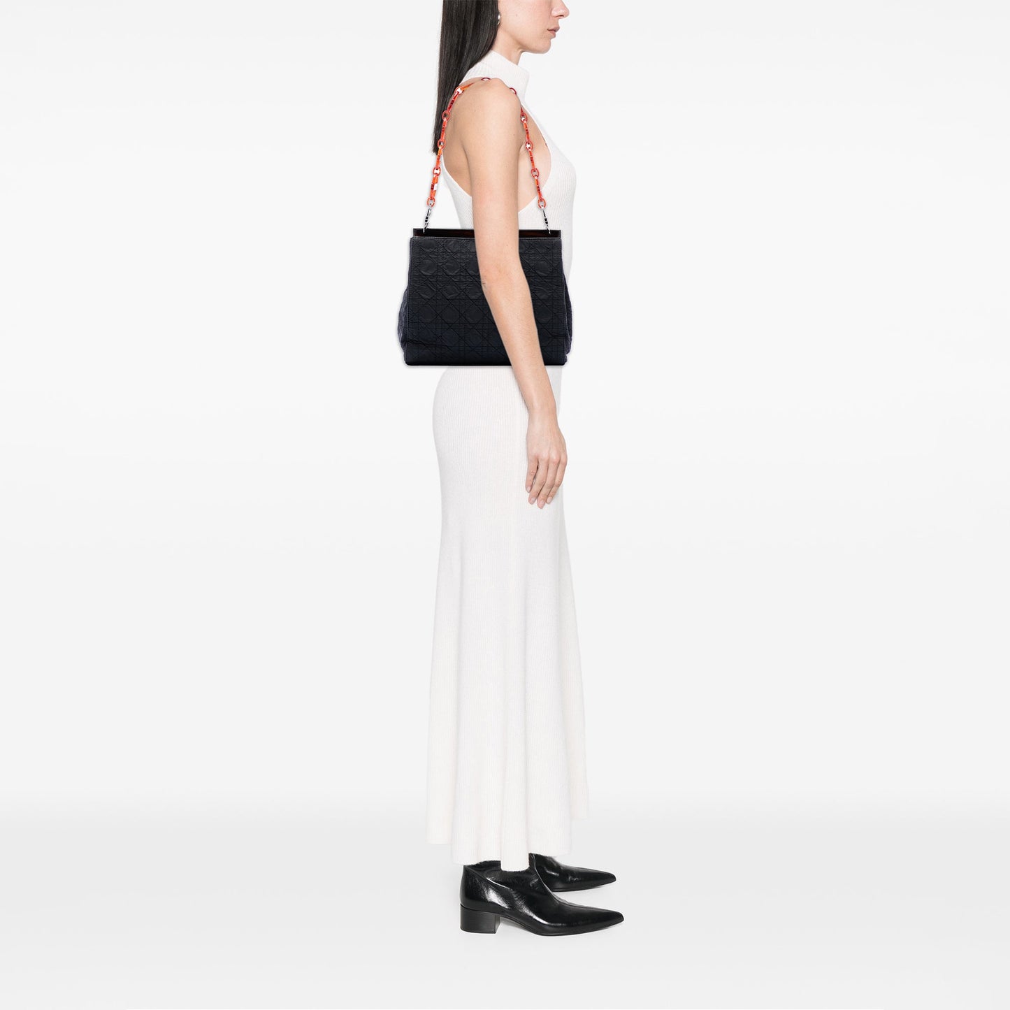 Dior Nylon Cannage Shoulder Bag