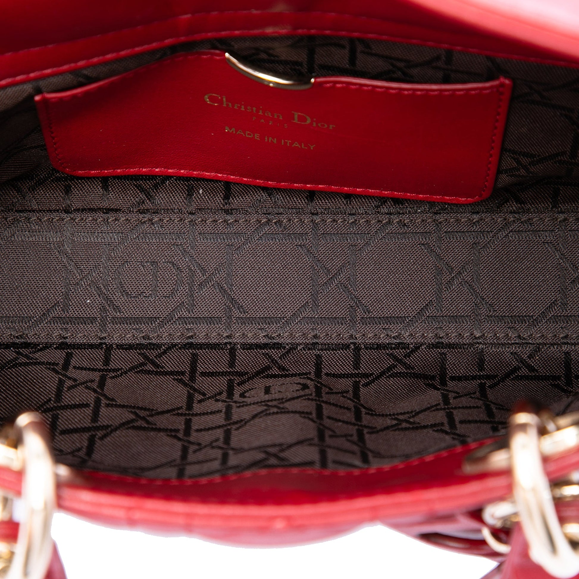 Dior Medium Lambskin Cannage Lady D Joy