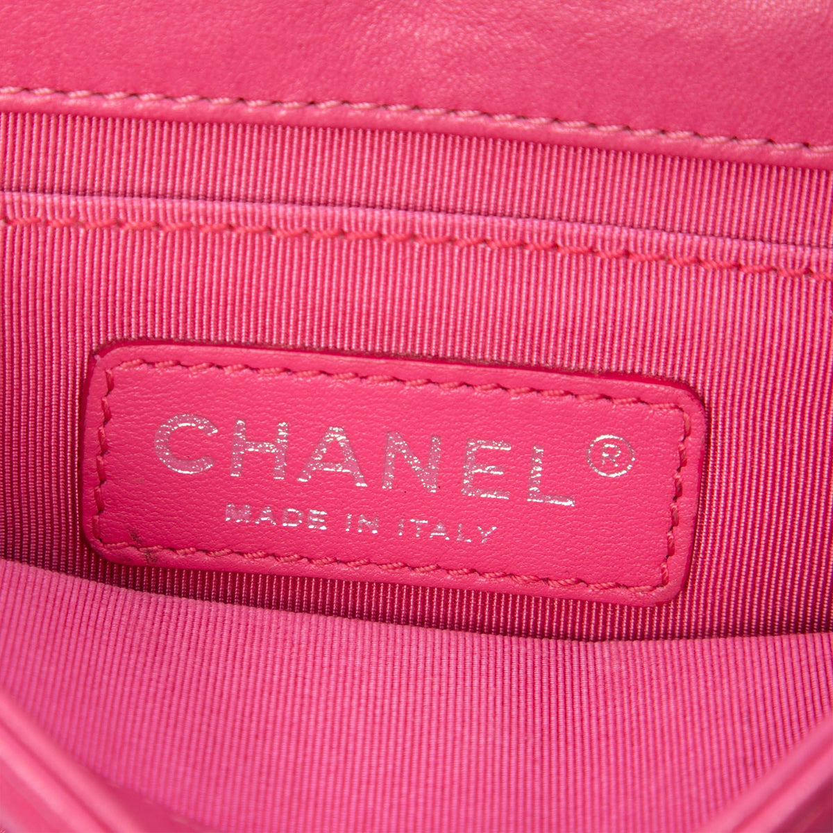 Chanel Mini Ombre Acrylic and Patent Boy Brick Flap