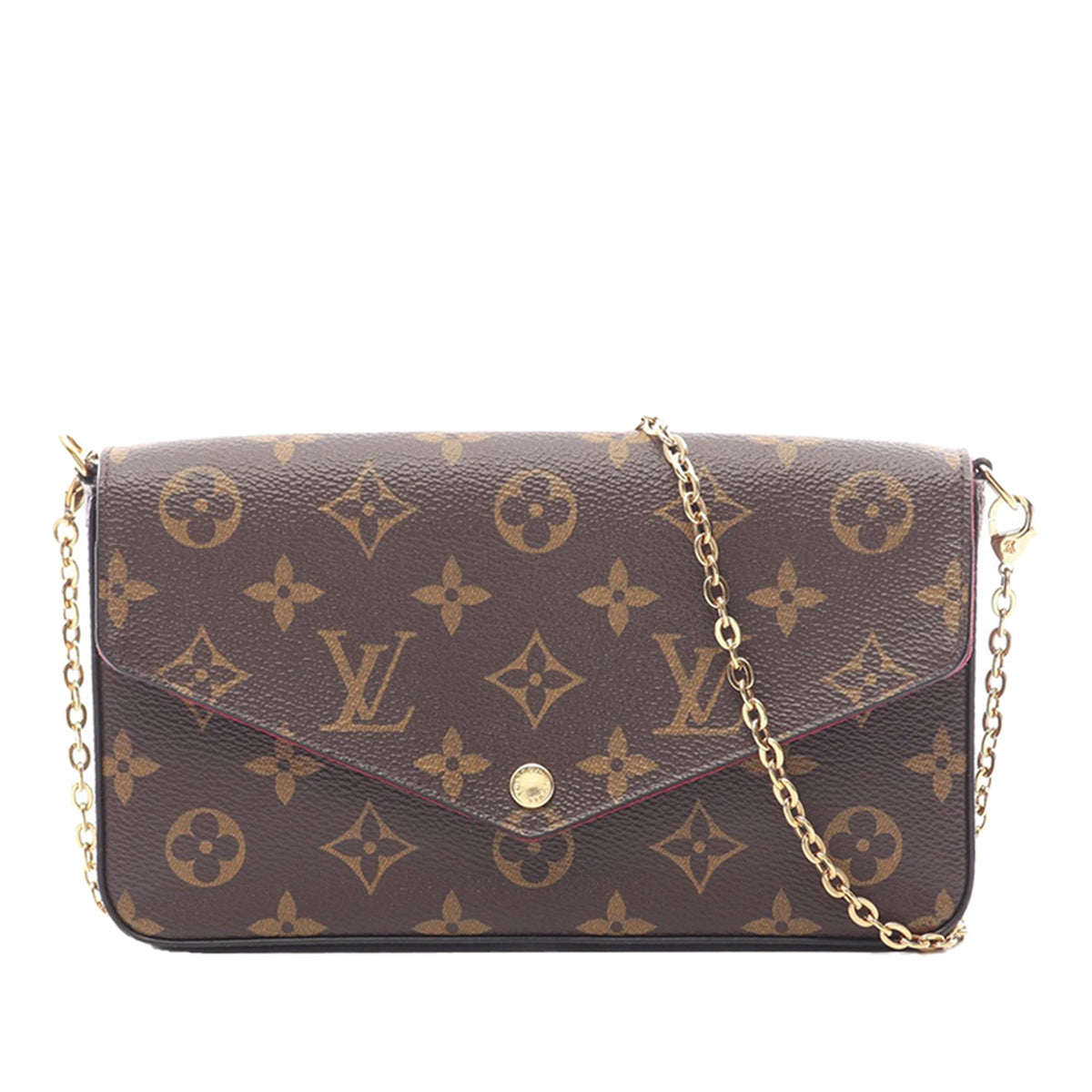 Louis Vuitton Monogram Pochette Felicie — Brown