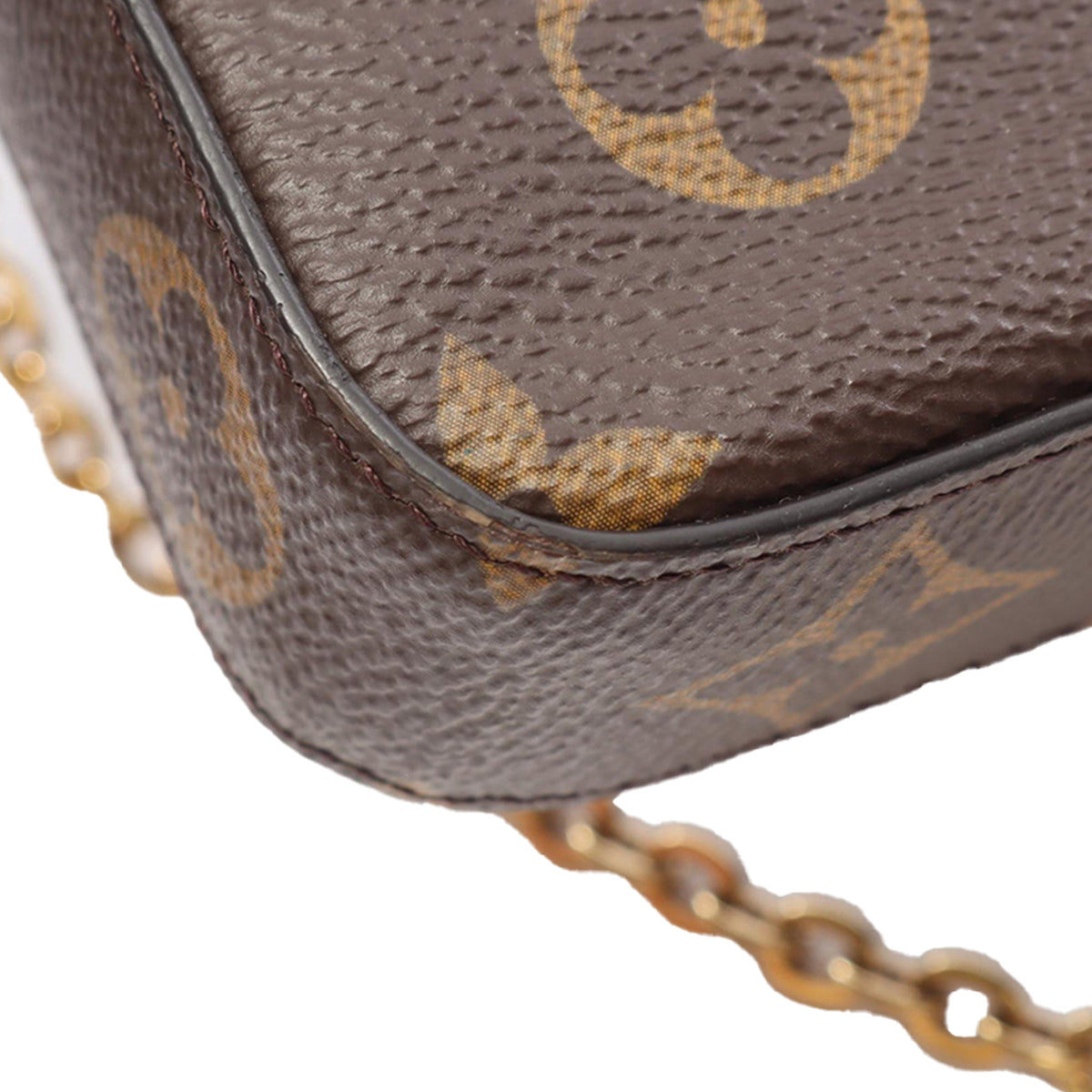 Louis Vuitton Monogram Pochette Felicie — Brown
