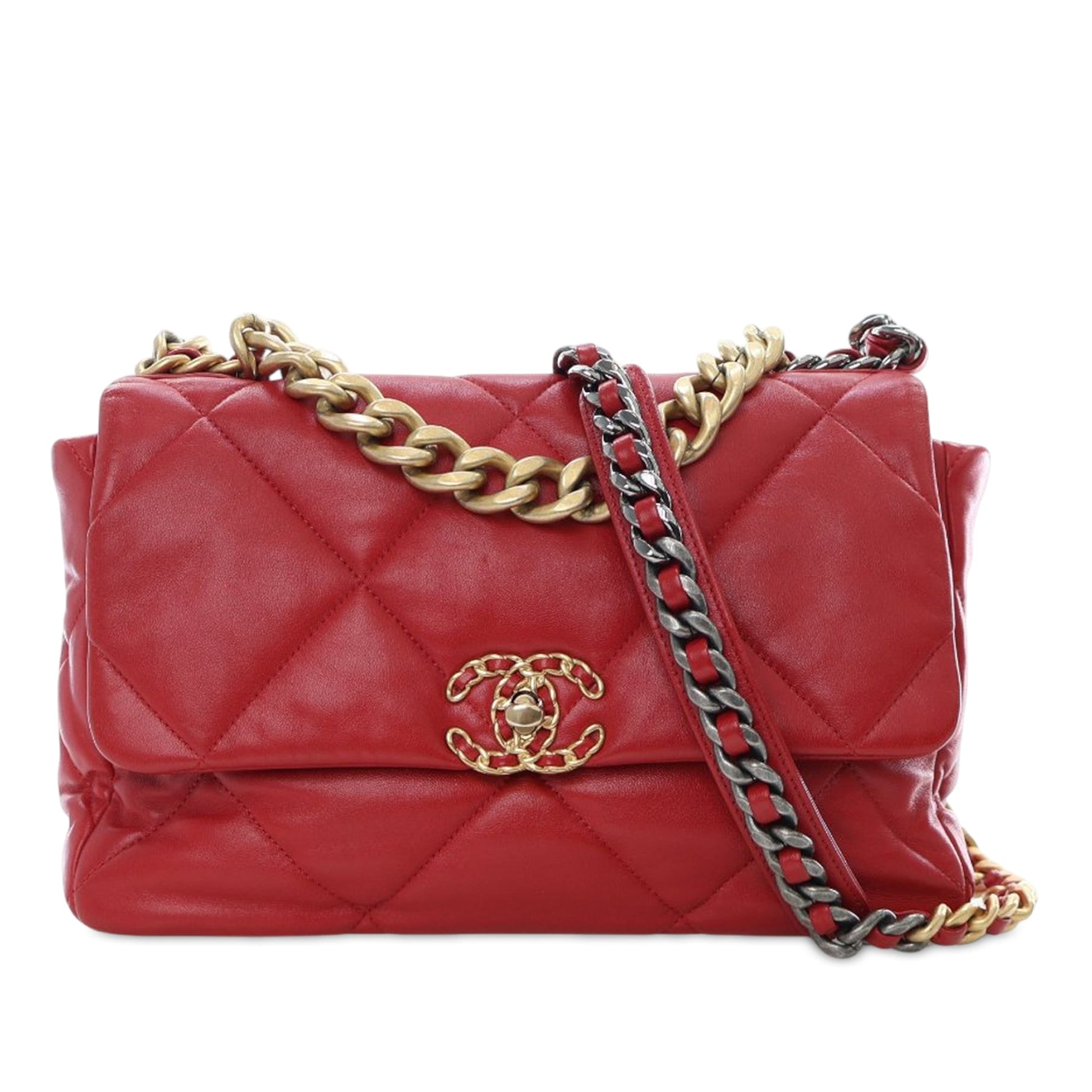 Chanel Large Lambskin 19 Flap