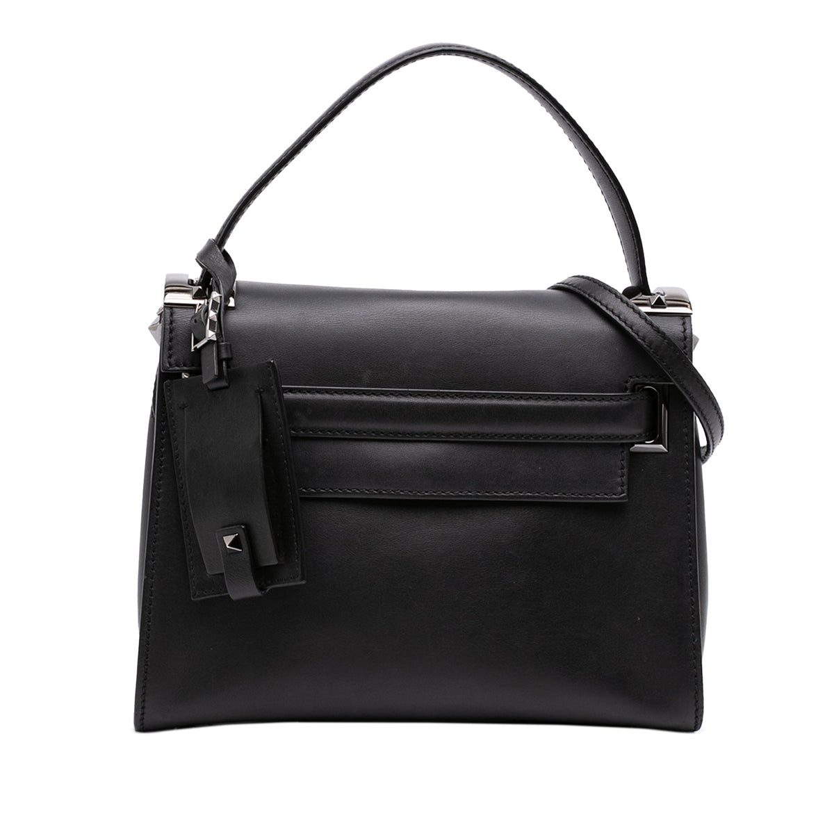 Valentino Small Leather My Rockstud Frame Satchel