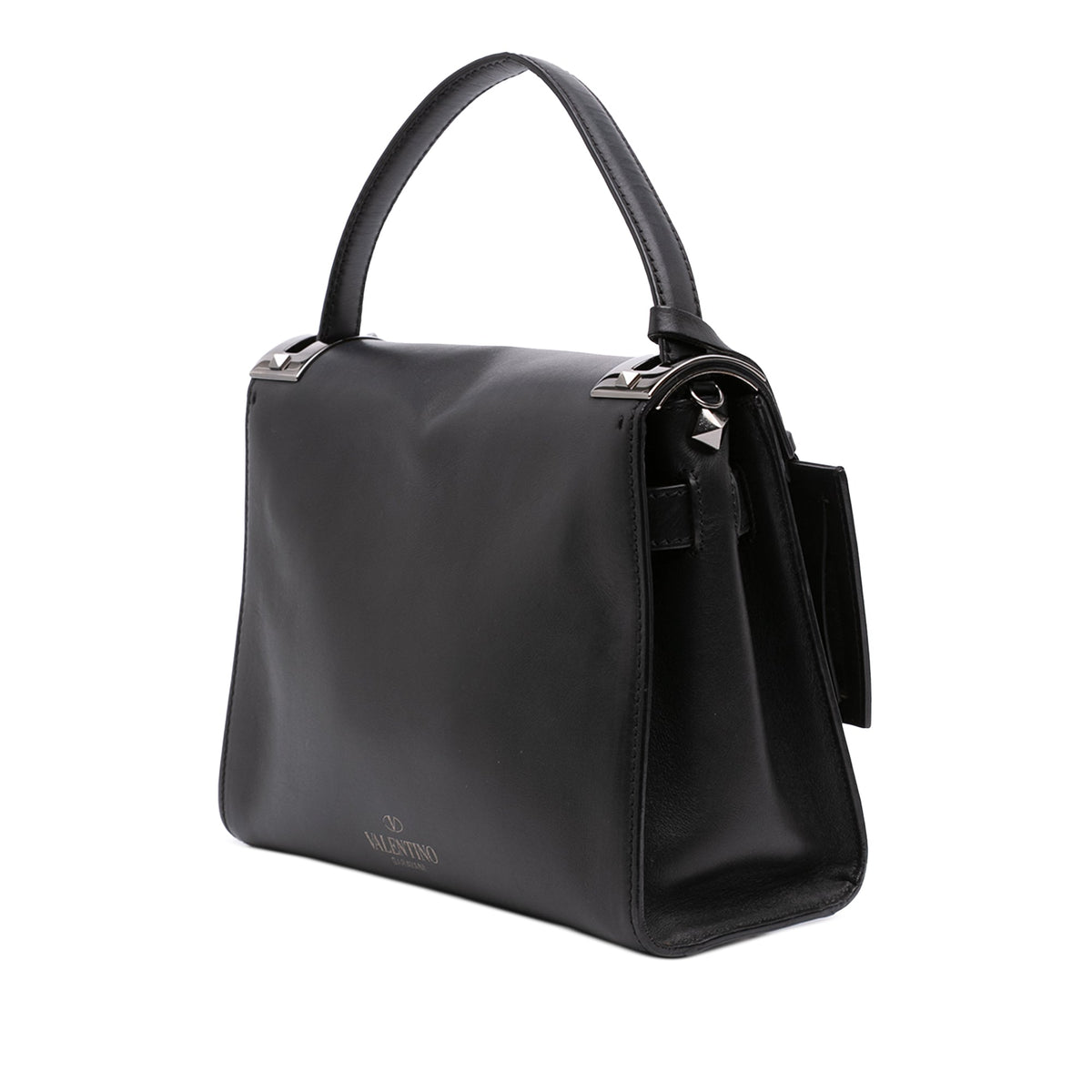 Valentino Small Leather My Rockstud Frame Satchel