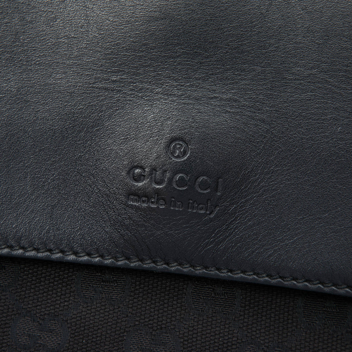Gucci GG Canvas and Leather Web Belt Bag
