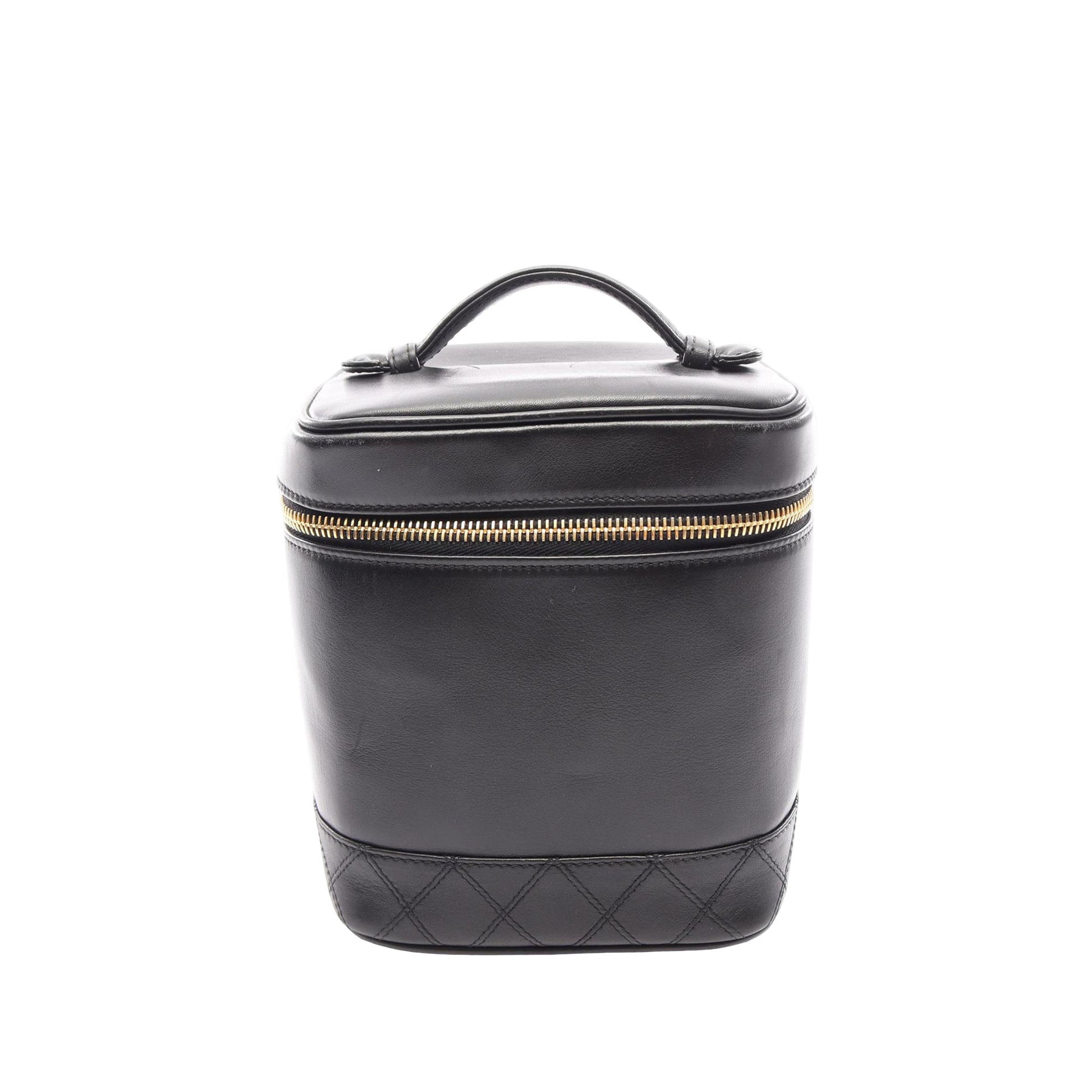 Chanel Matelasse Lambskin Leather Vanity Bag