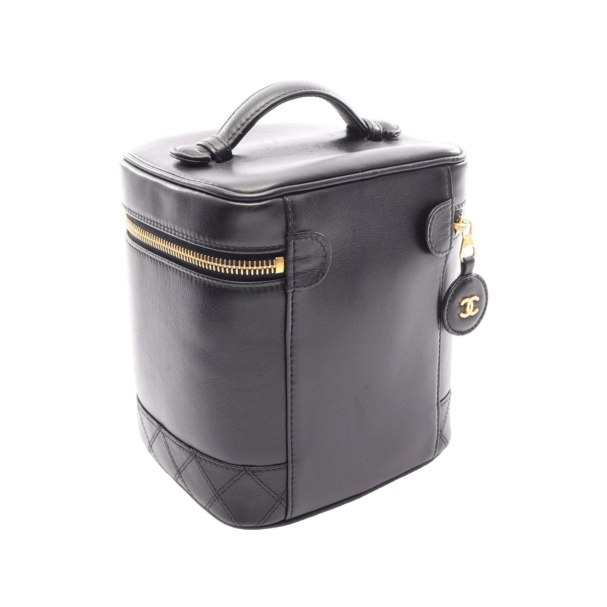 Chanel Matelasse Lambskin Leather Vanity Bag