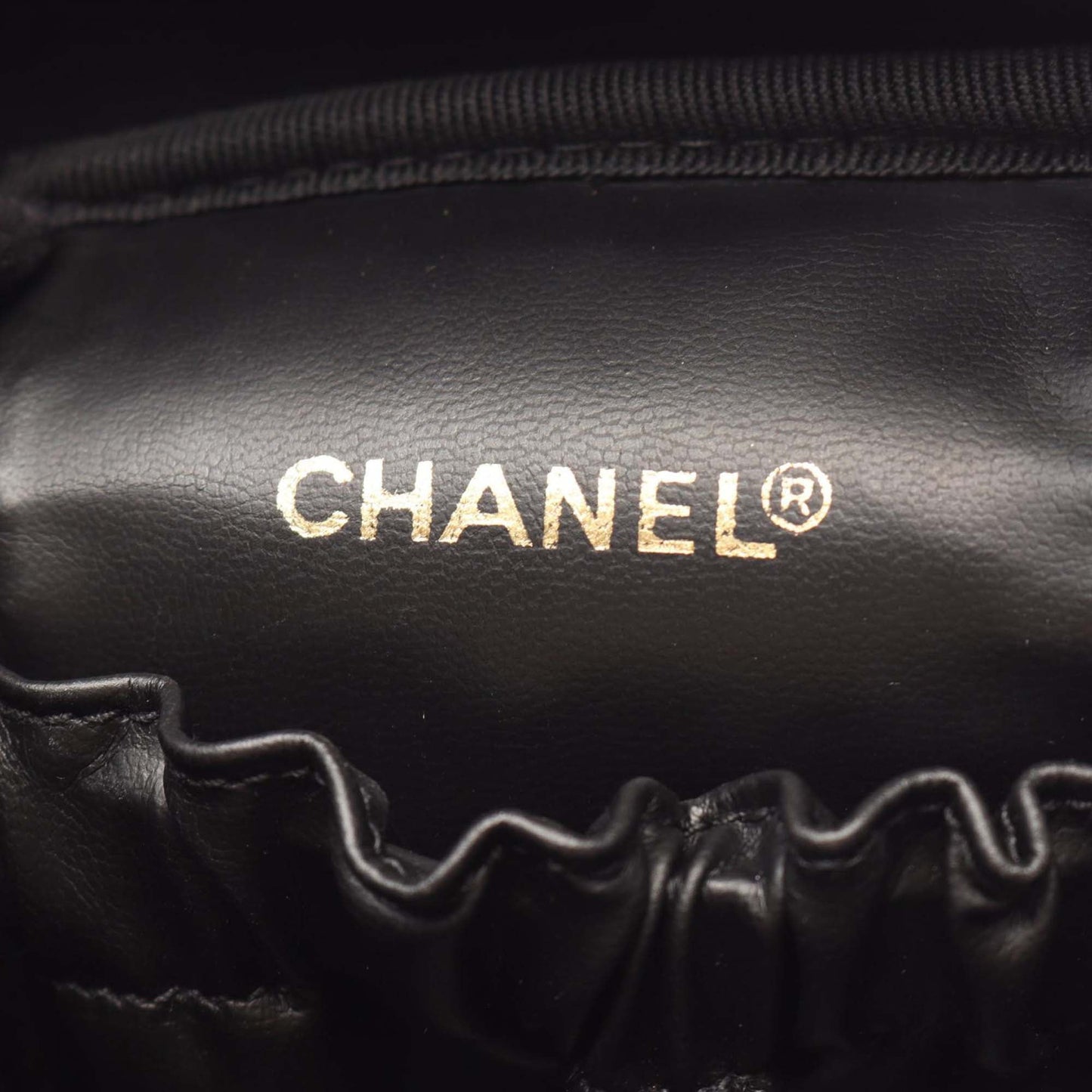 Chanel Matelasse Lambskin Leather Vanity Bag