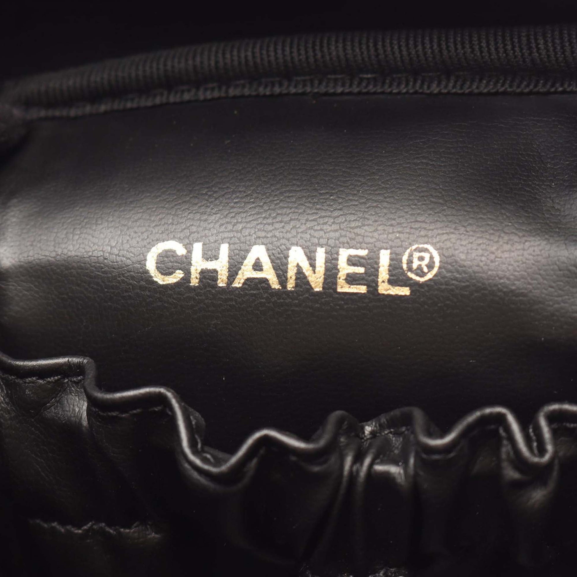 Chanel Matelasse Lambskin Leather Vanity Bag