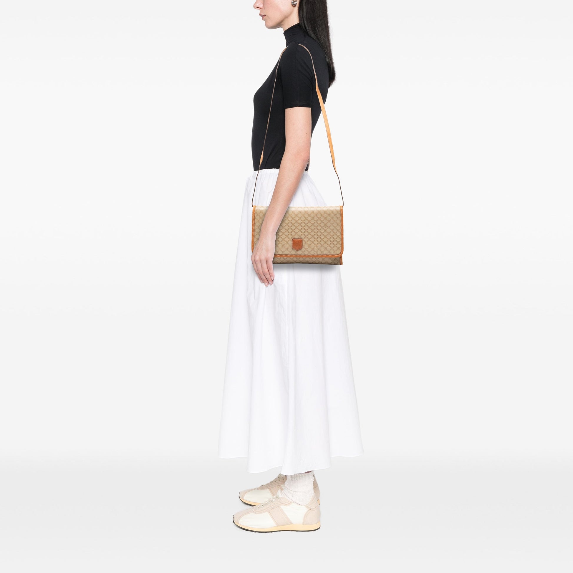 Celine Macadam Coated Canvas Crossbody