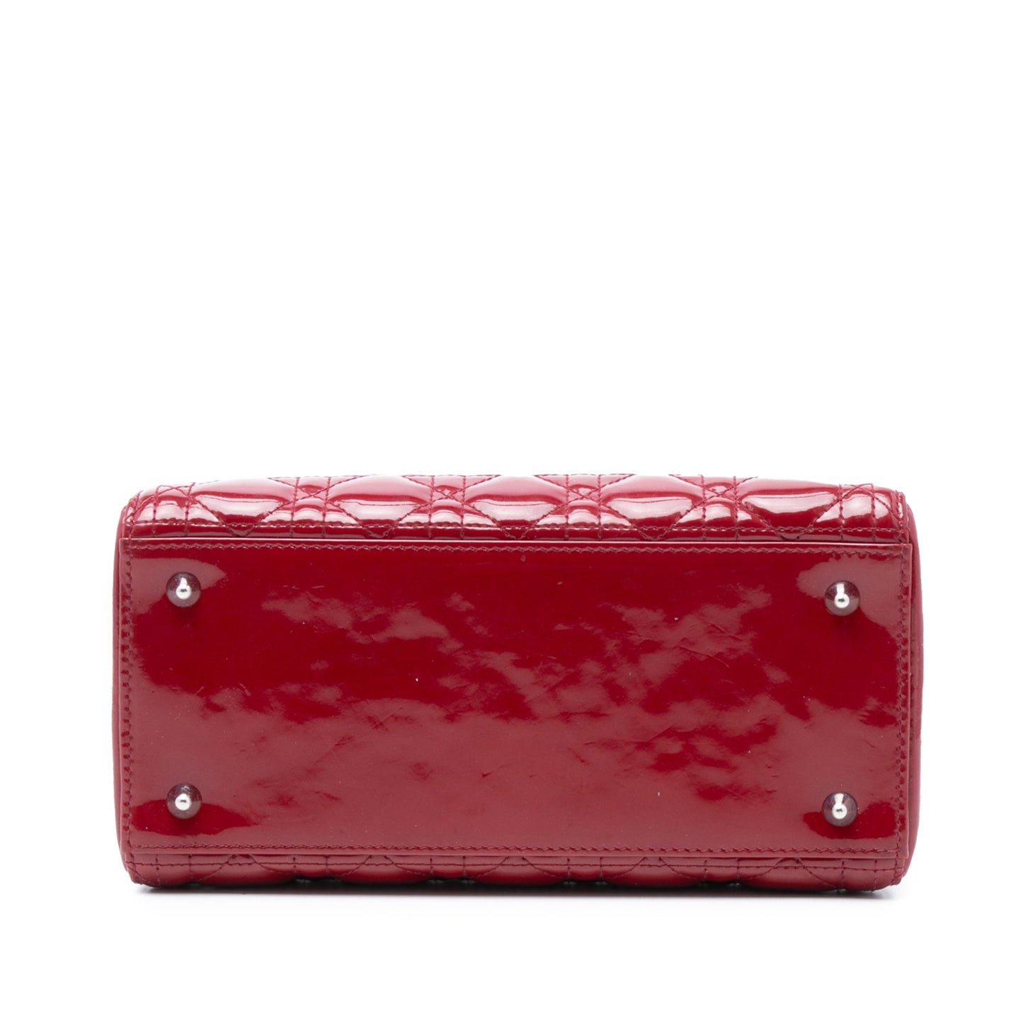 Dior Medium Patent Cannage Lady Dior