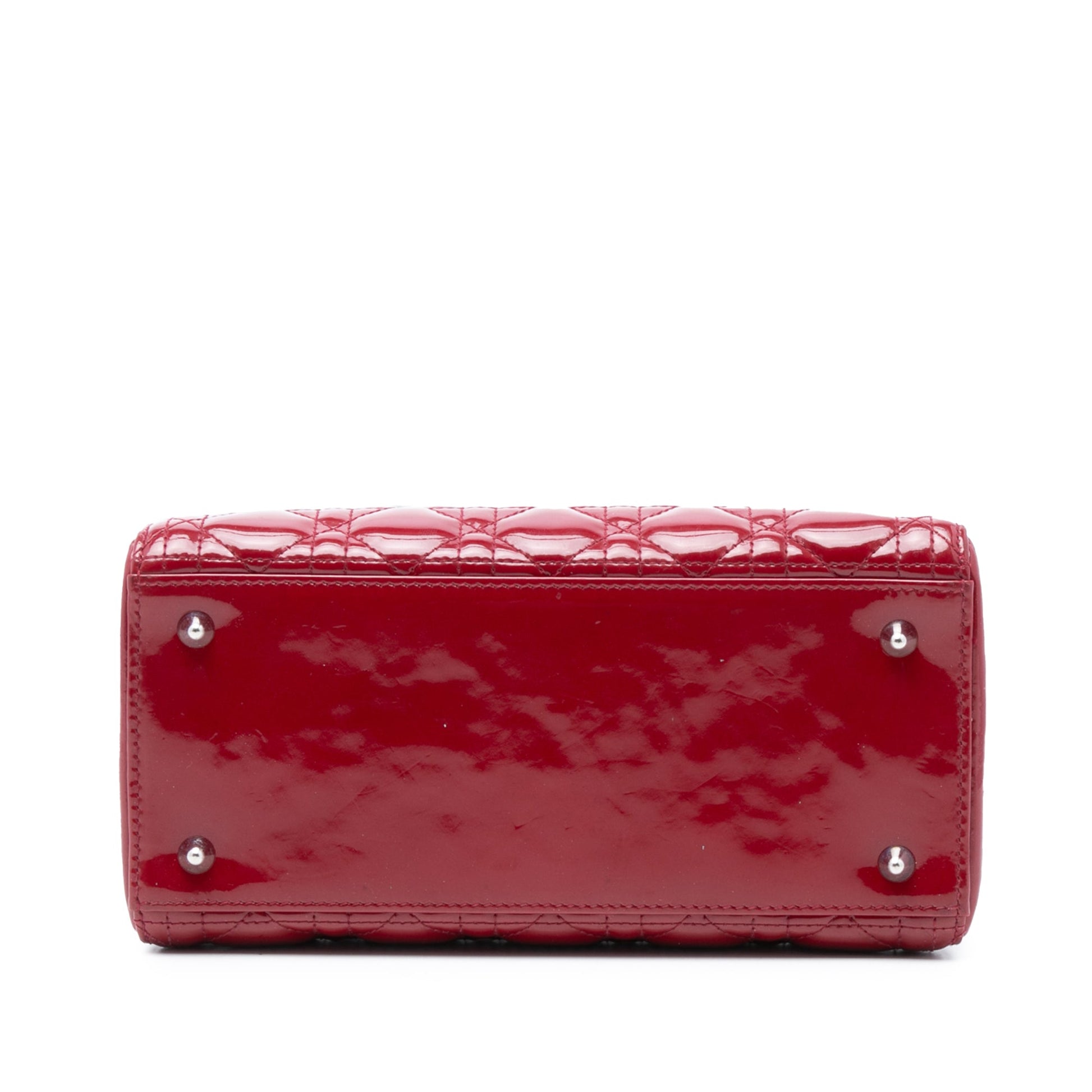 Dior Medium Patent Cannage Lady Dior