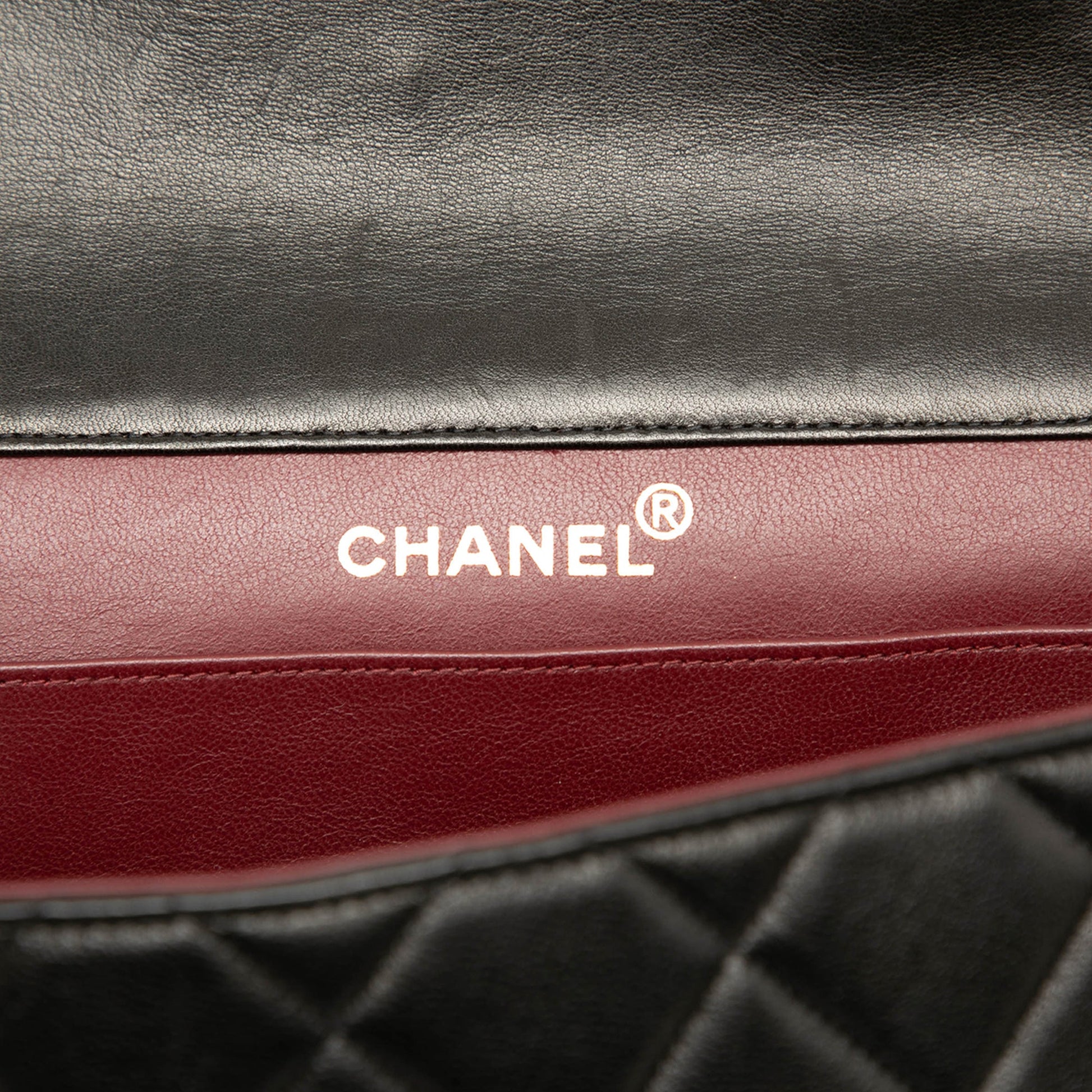 Chanel Jumbo Quilted Lambskin Double Sided Flap