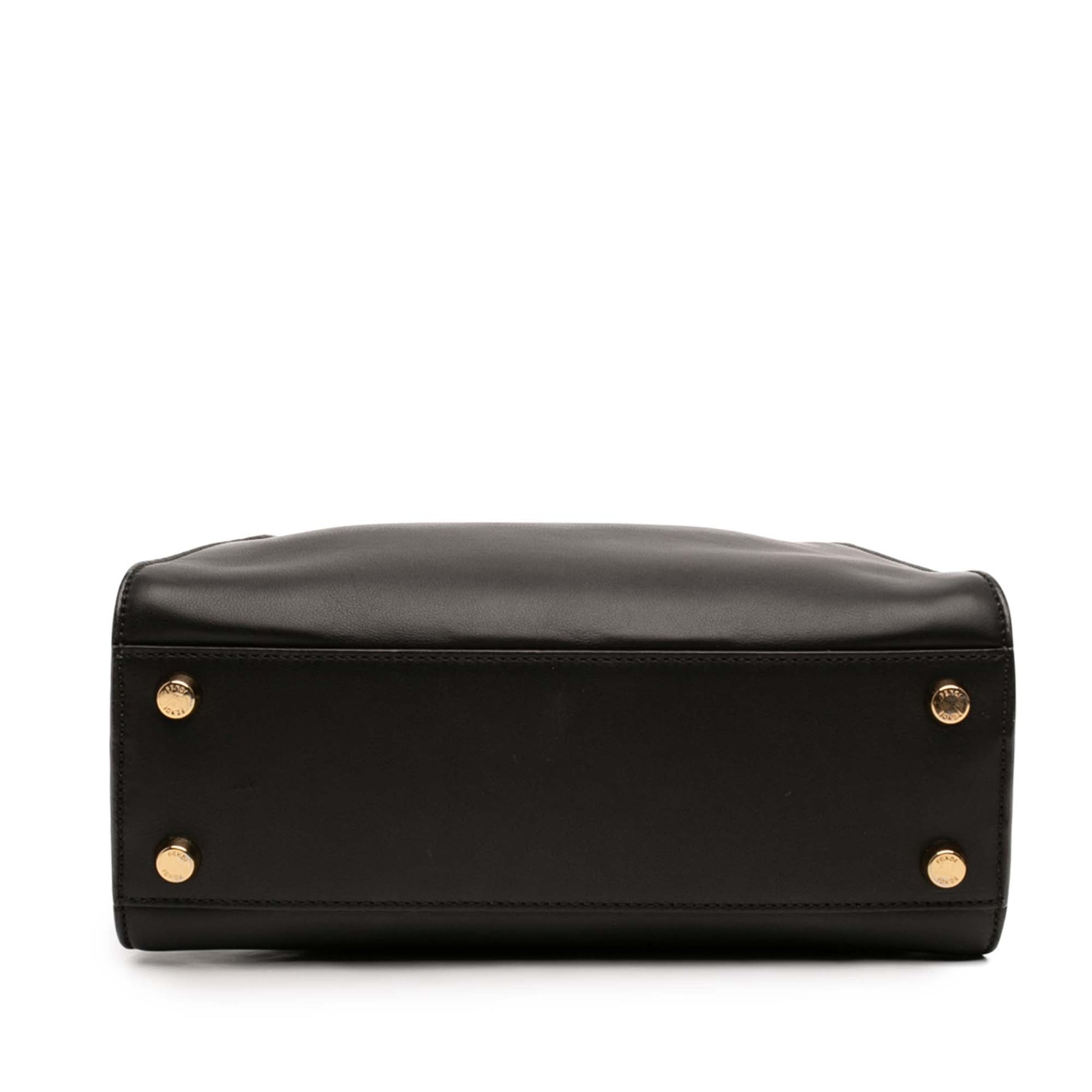 Fendi Medium Leather Peekaboo Iconic Essentially Satchel