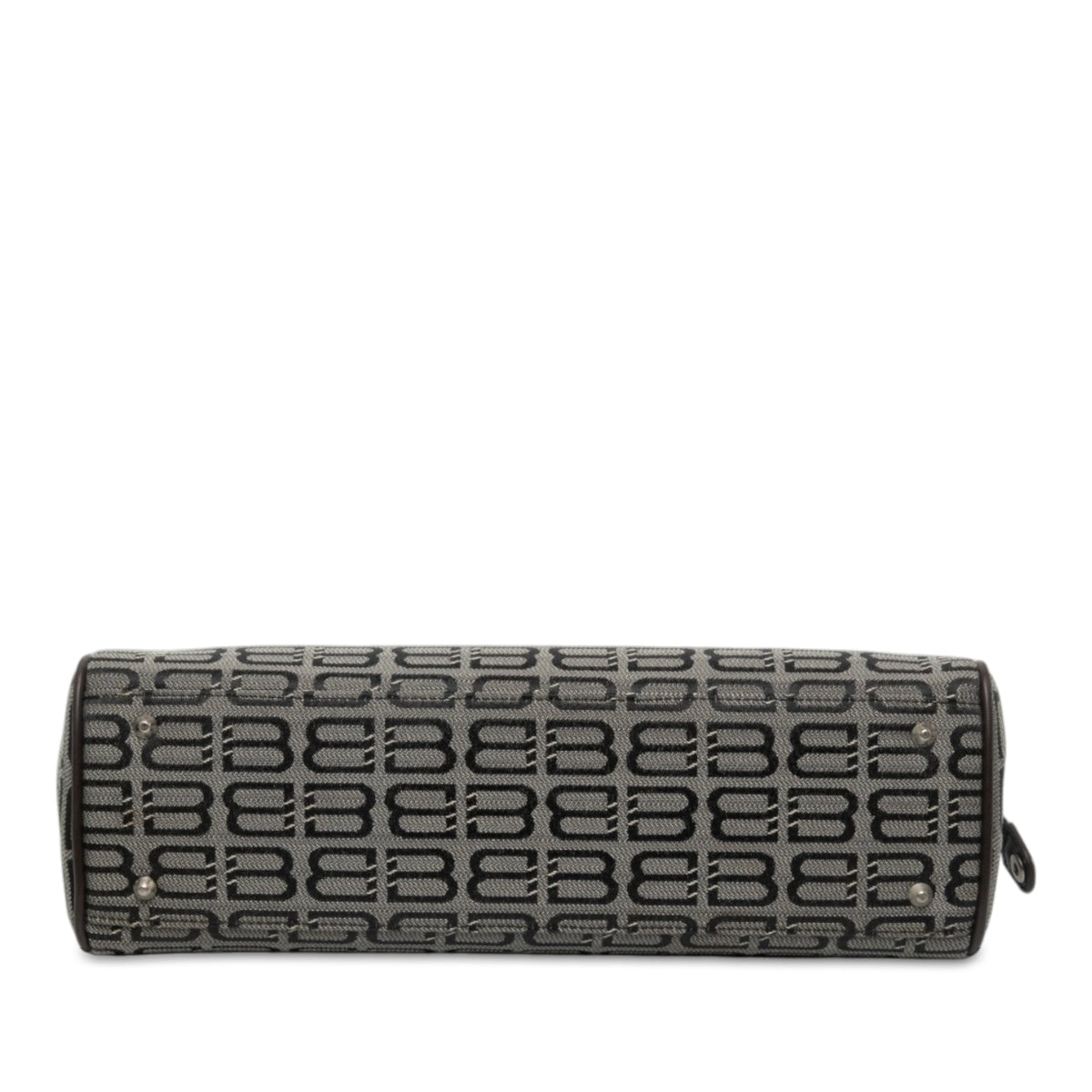 Balenciaga BB Monogram Shoulder Bag — Gray
