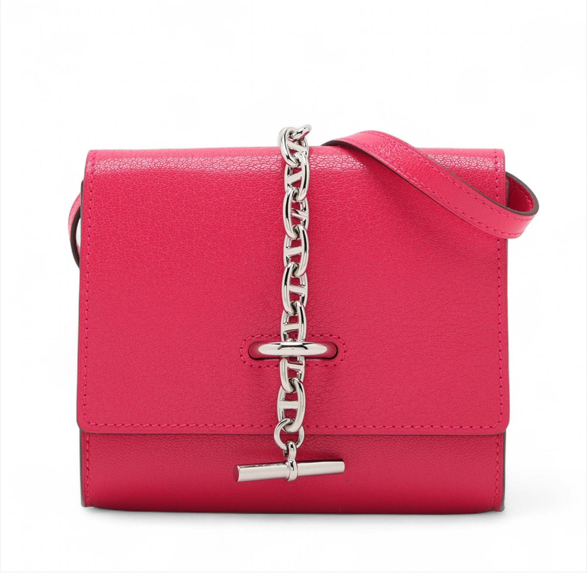 Hermès Chevre MysoreChaine d'Ancre Compact Wallet