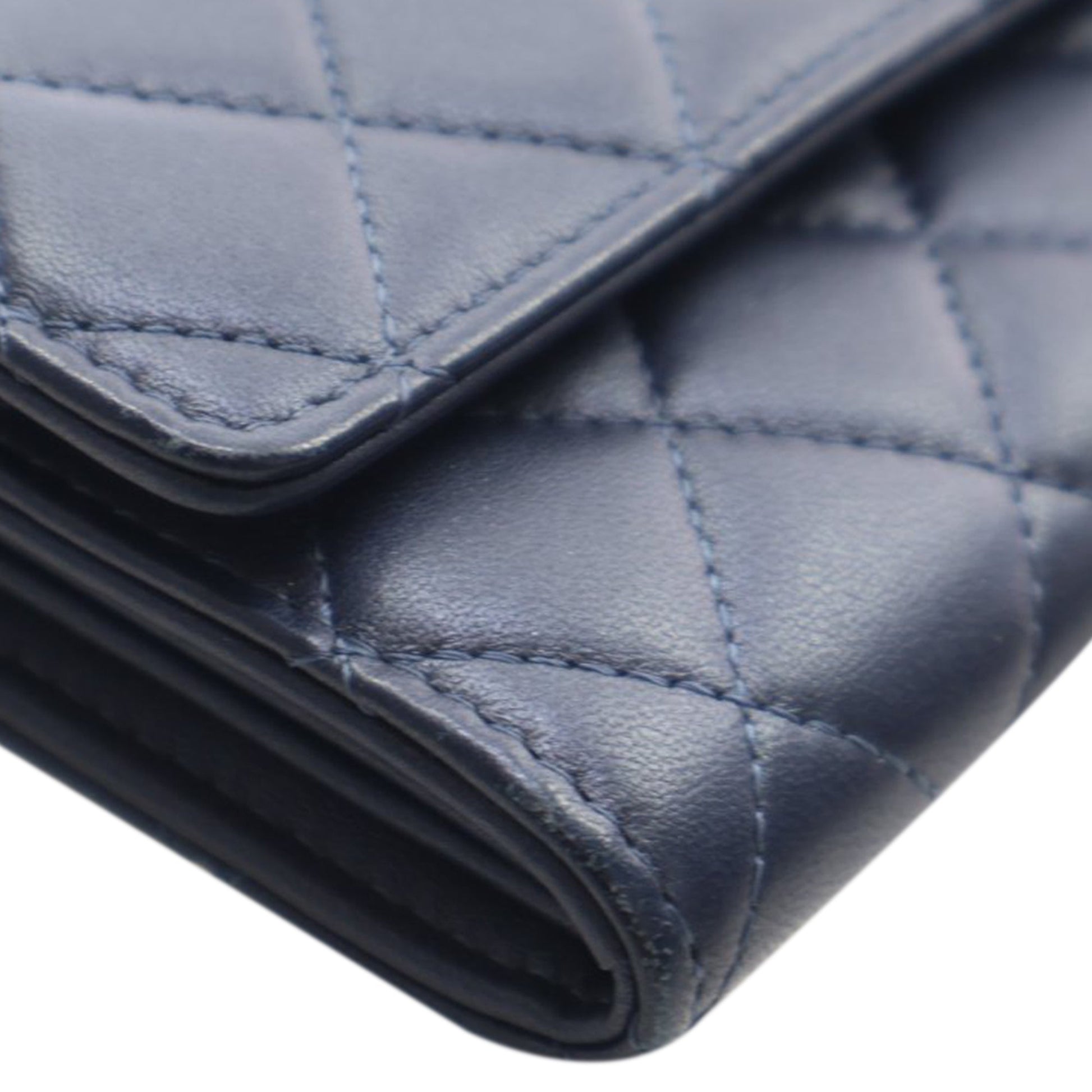 Chanel Mini CC Quilted Lambskin Pearl Wallet On Chain