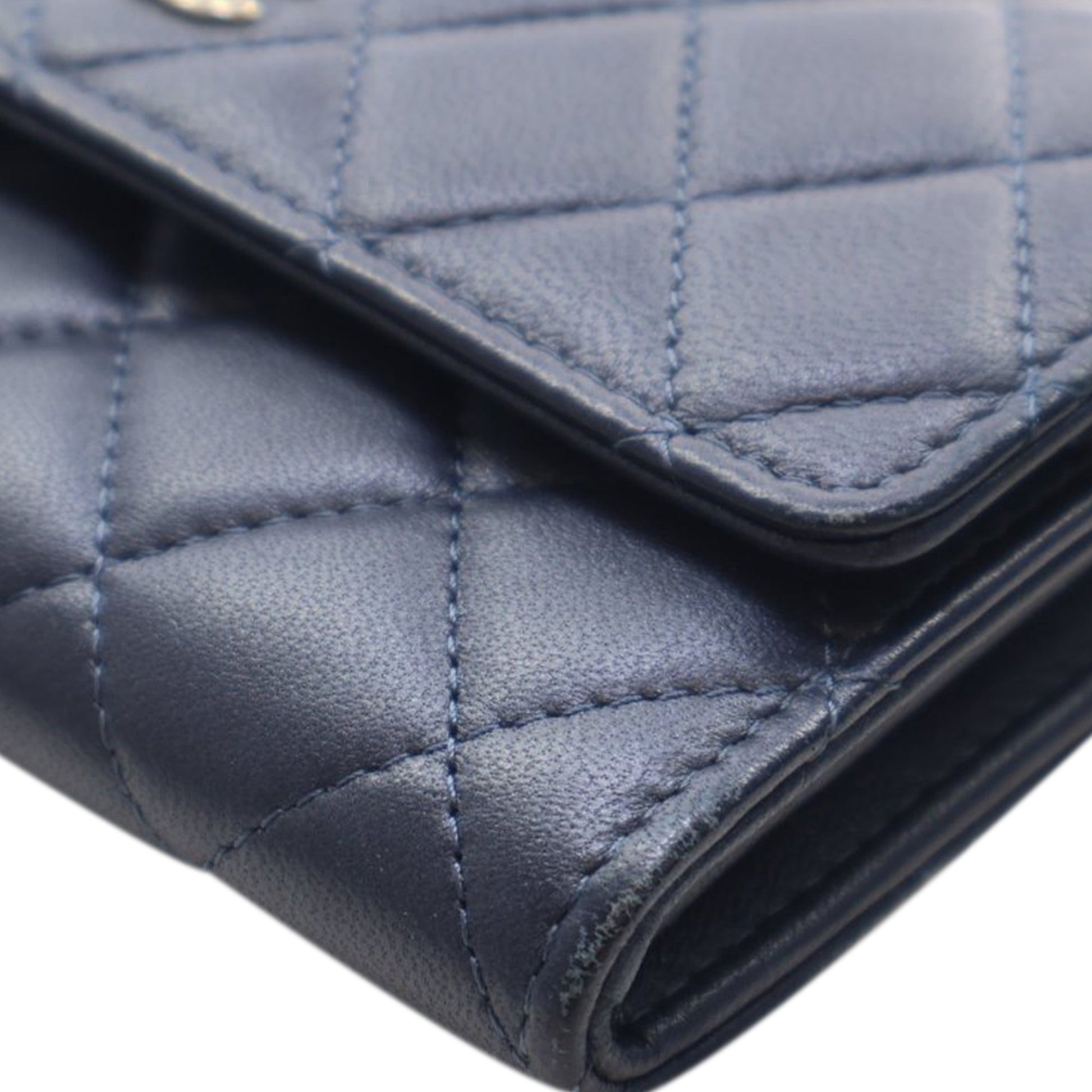 Chanel Mini CC Quilted Lambskin Pearl Wallet On Chain