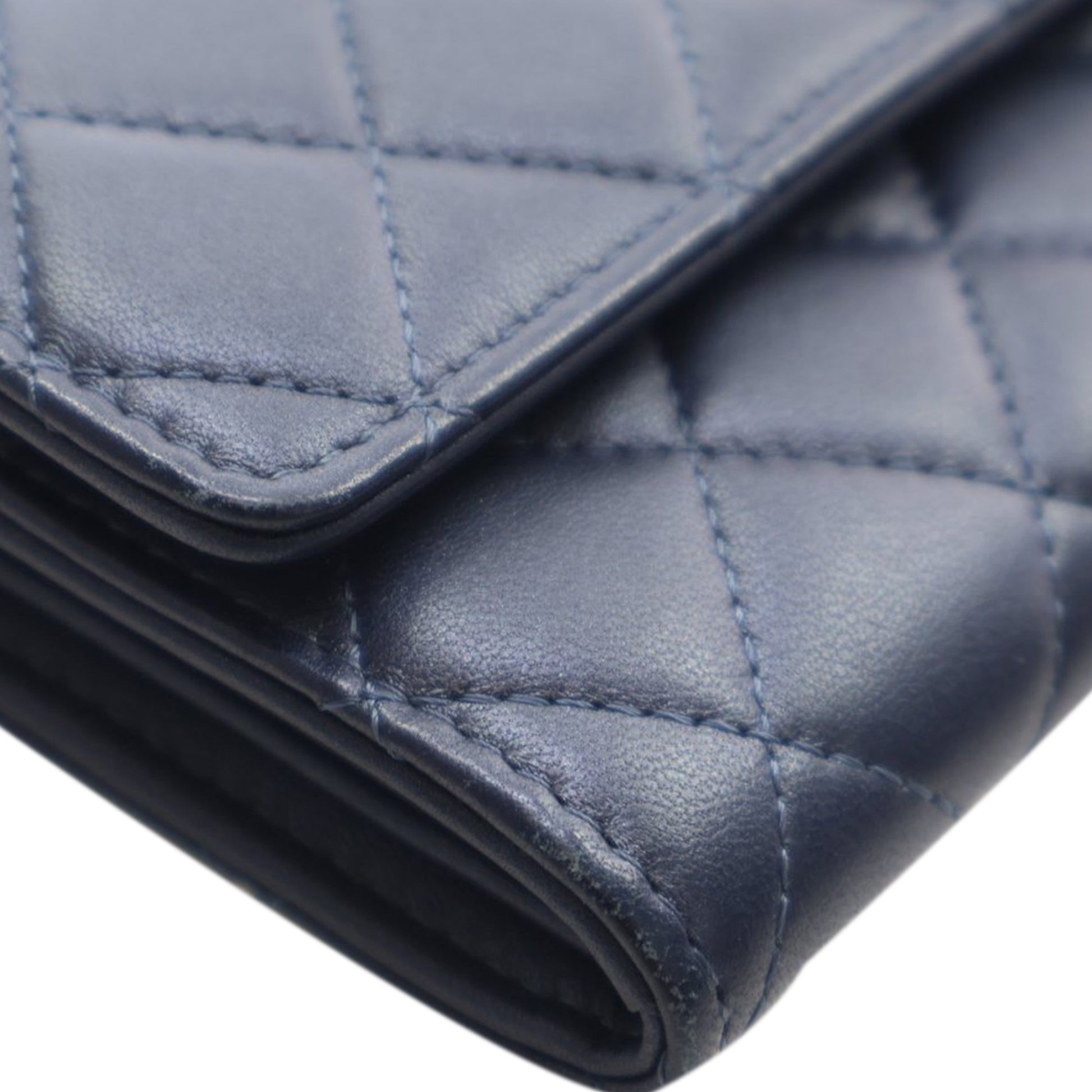 Chanel Mini CC Quilted Lambskin Pearl Wallet On Chain