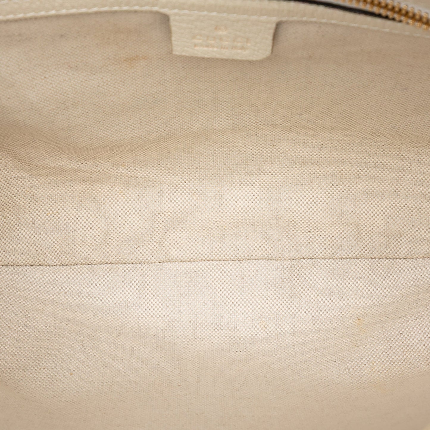 Gucci Small GG Supreme Web Ophidia Flora Half Moon Crossbody