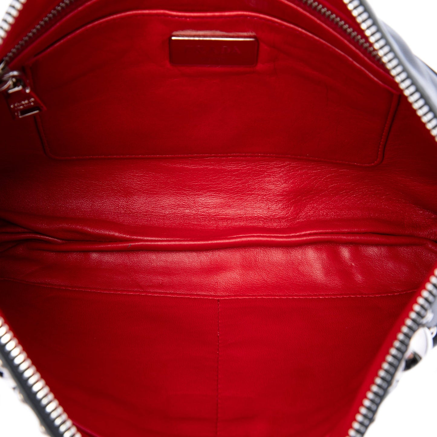 Prada Studded Calfskin Clutch