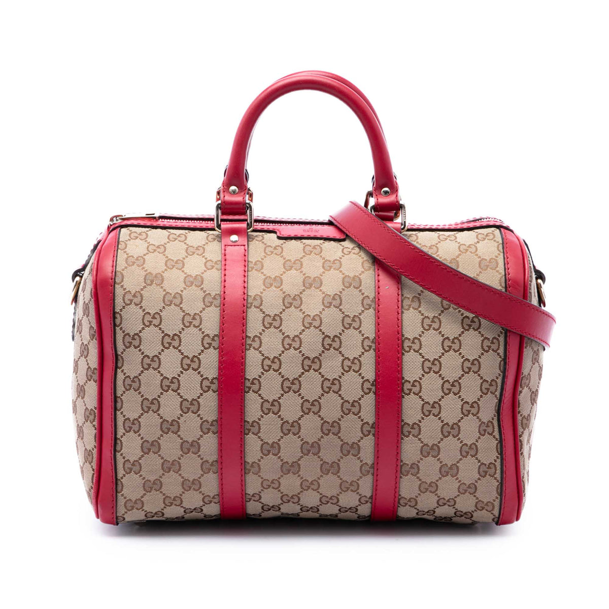 Gucci Medium GG Canvas Joy Boston Bag — Beige