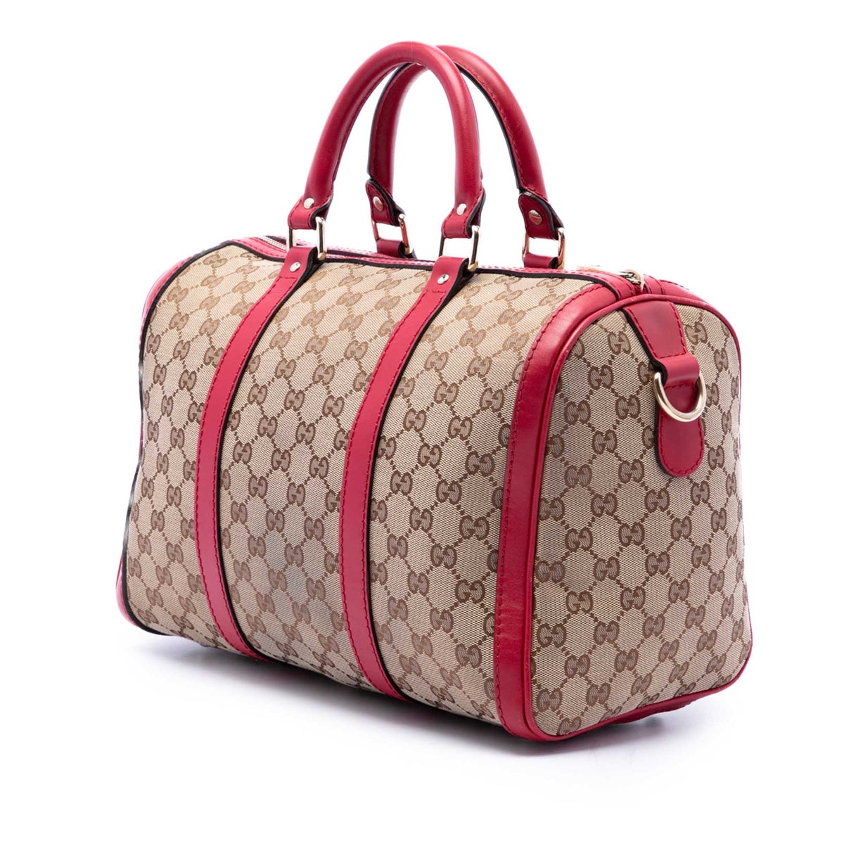 Gucci Medium GG Canvas Joy Boston Bag — Beige