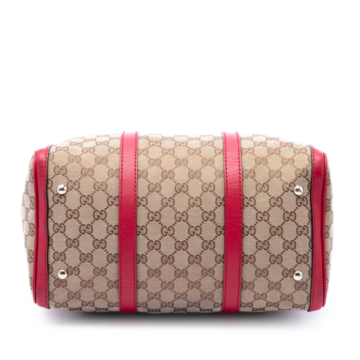 Gucci Medium GG Canvas Joy Boston Bag — Beige