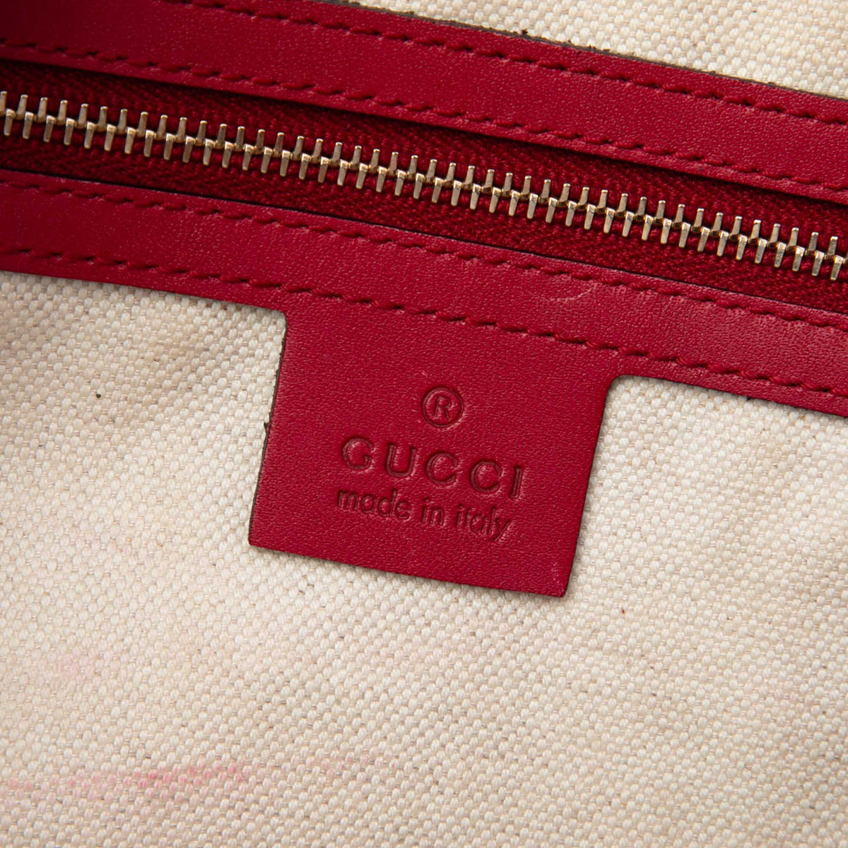 Gucci Medium GG Canvas Joy Boston Bag — Beige