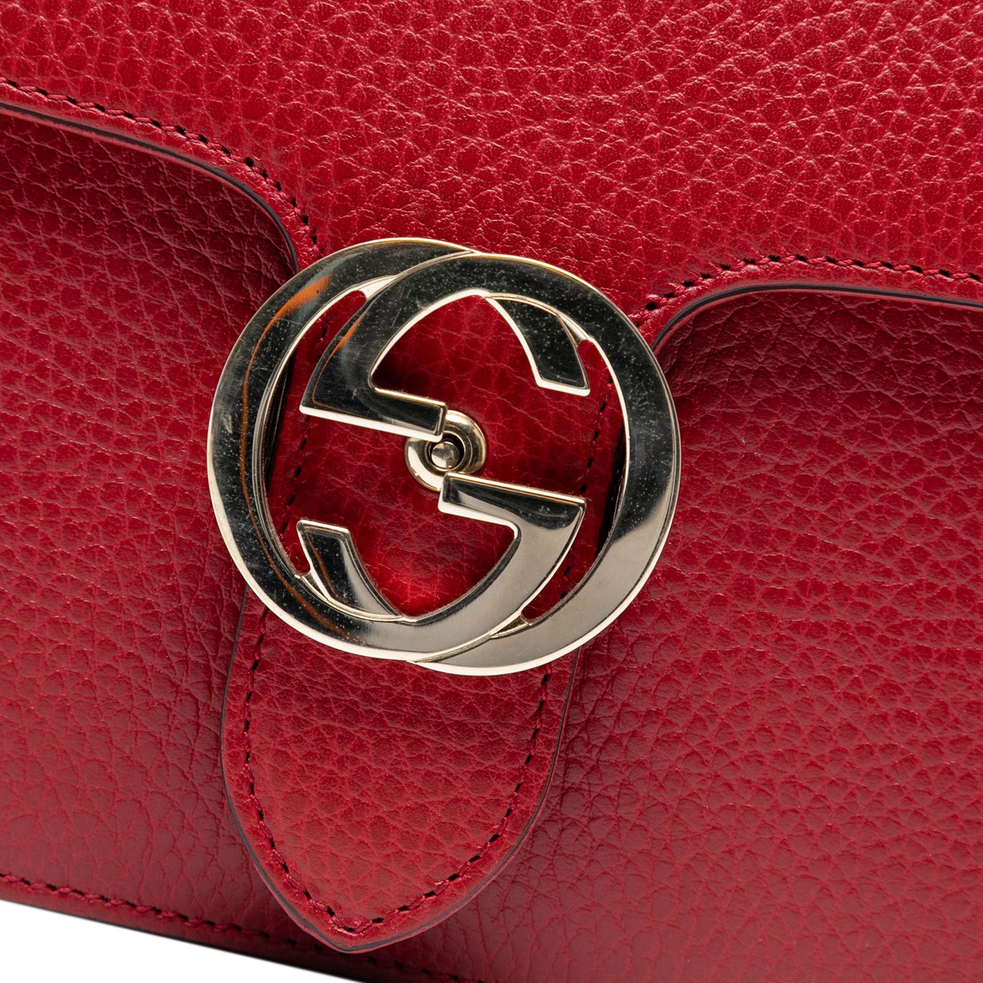Gucci Small Dollar Calfskin Interlocking G Crossbody