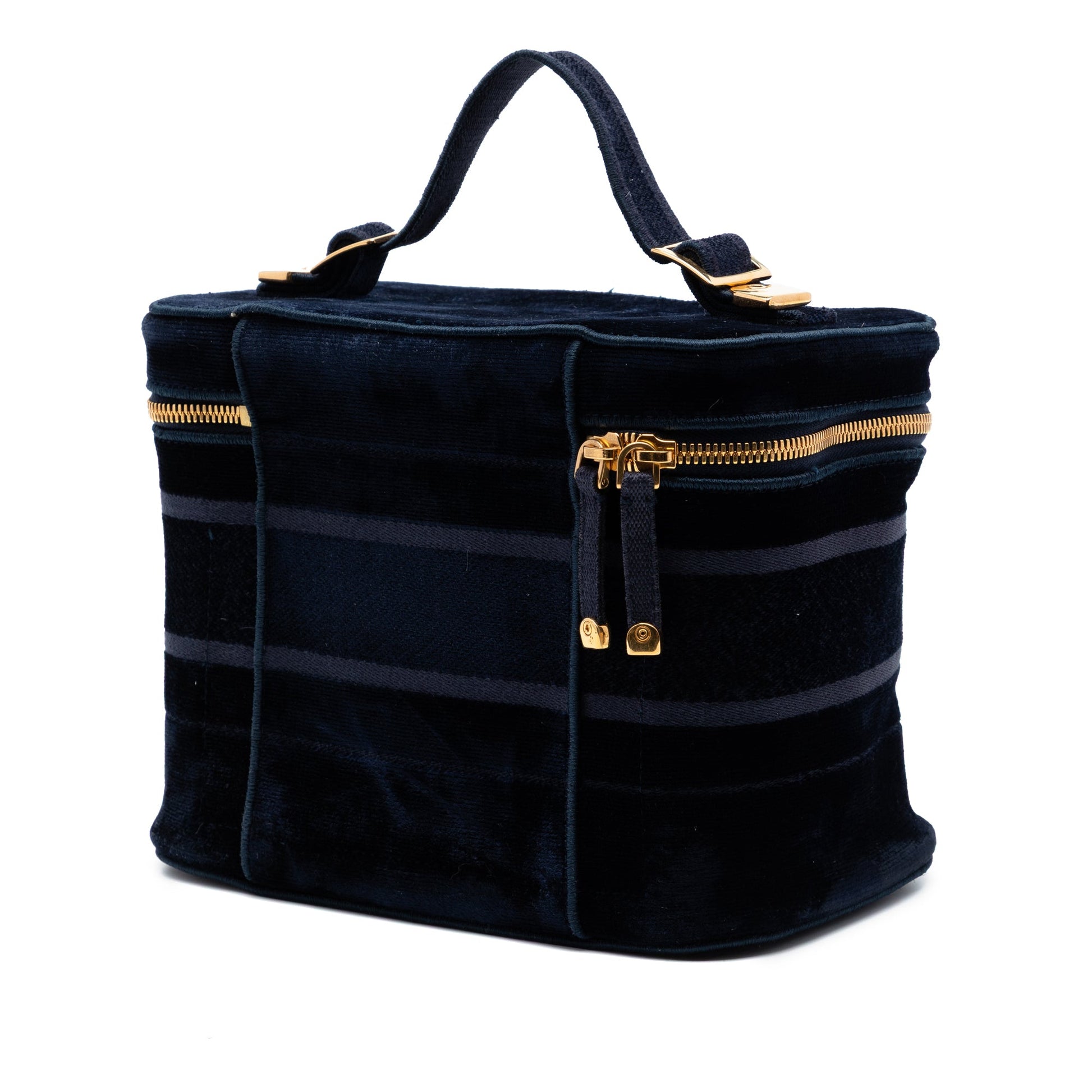 Dior Embroidered Velvet Diortravel Vanity Case