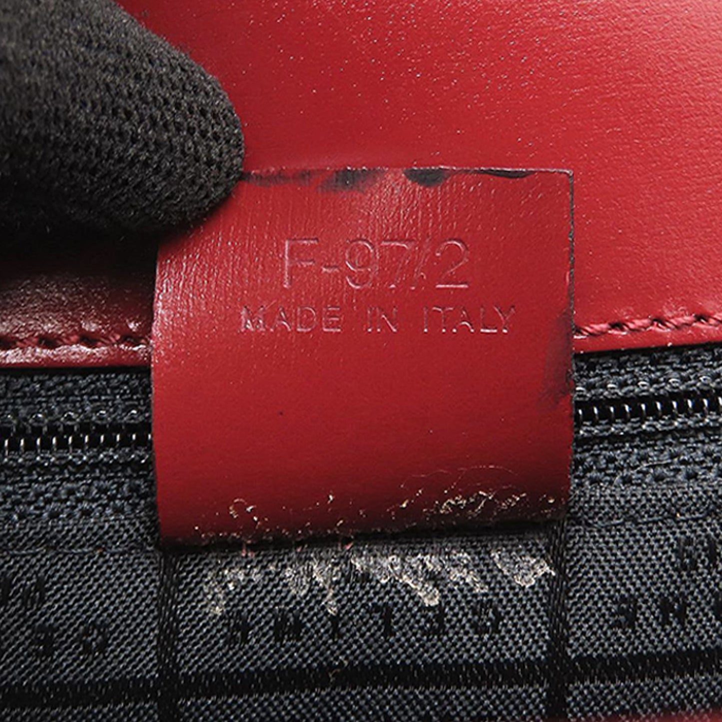 Celine Leather Double Flap Top Handle Bag