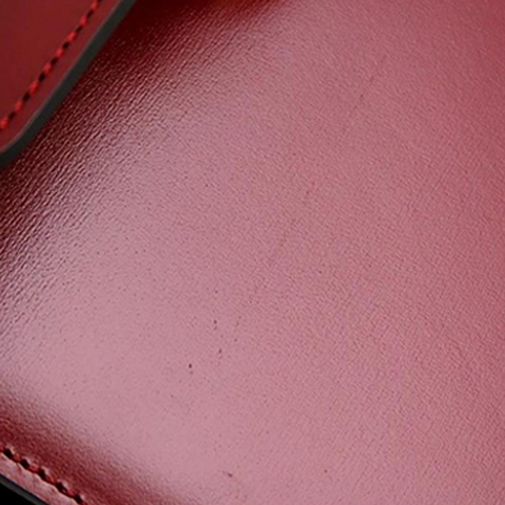 Celine Leather Double Flap Top Handle Bag