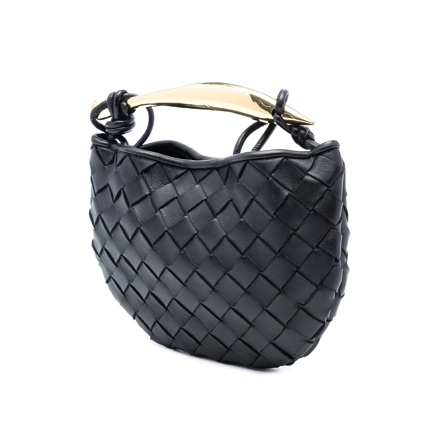 Bottega Veneta Baby Lambskin Intrecciato Sardine
